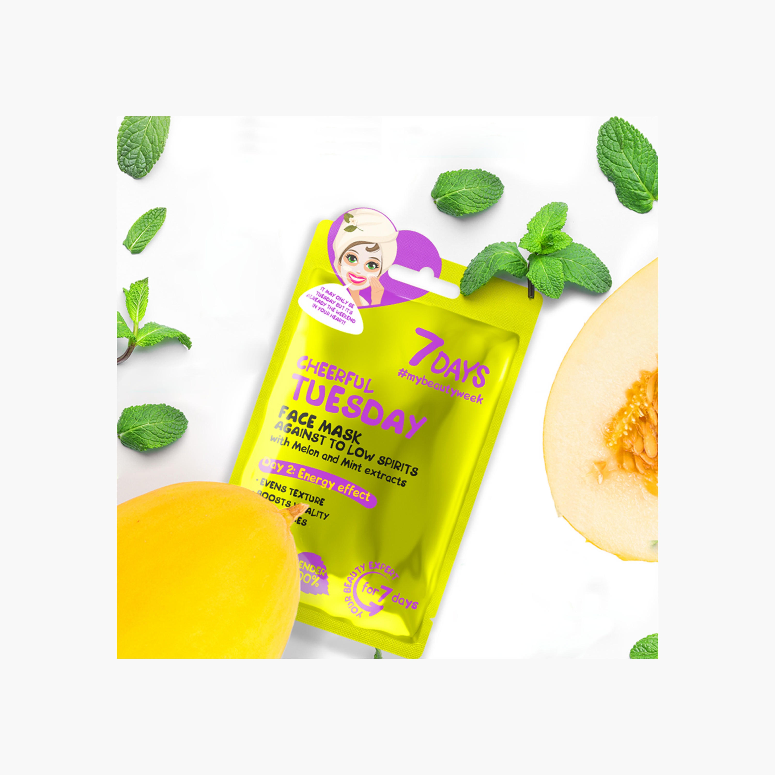 7days Energising Sheet Mask Melon Mint-beautyandpersonalcare-skin-masks-sheetmask-image-5