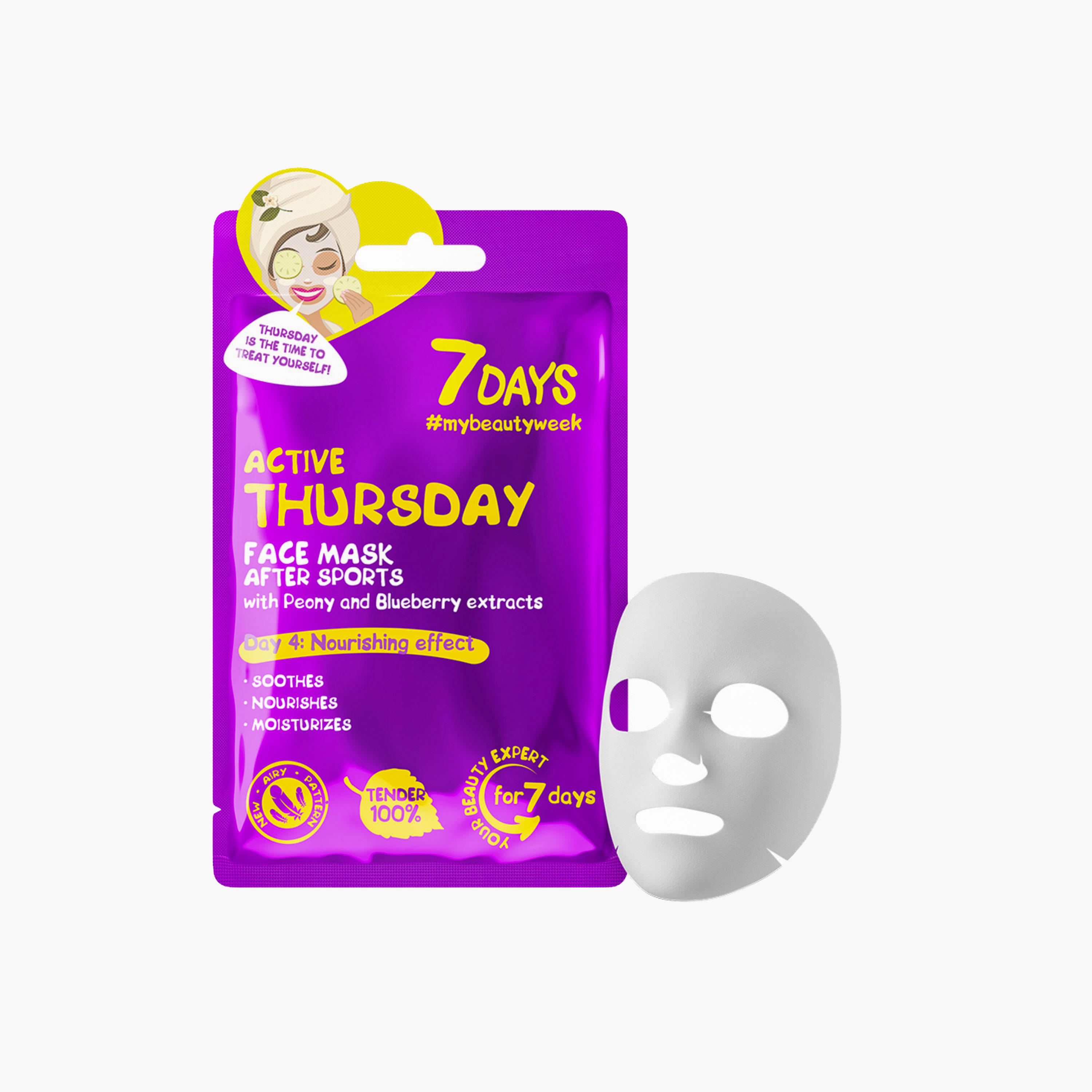 7days Nourishing Peony Sheet Face Mask-beautyandpersonalcare-skin-masks-sheetmask-image-1
