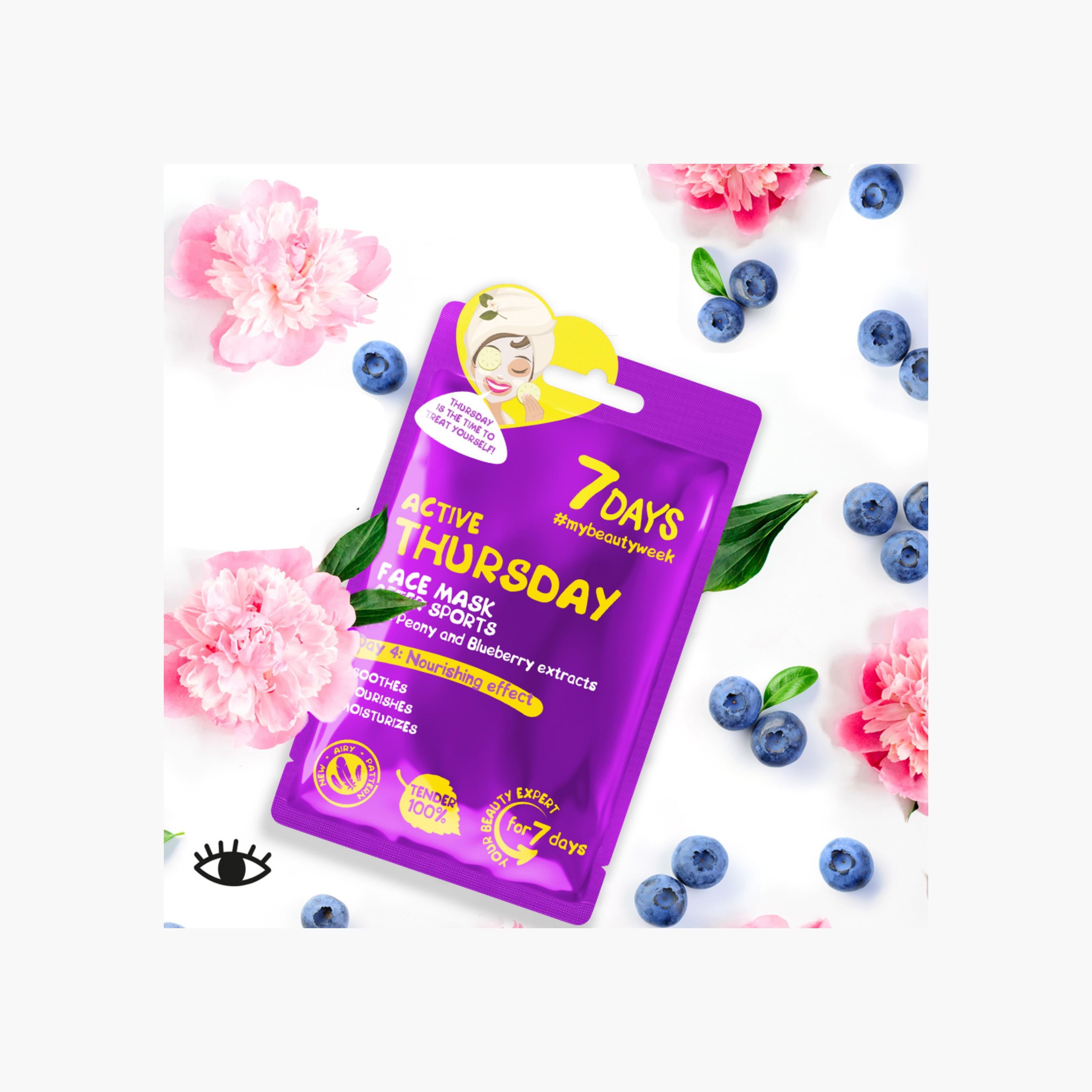 7days Nourishing Peony Sheet Face Mask-beautyandpersonalcare-skin-masks-sheetmask-image-2