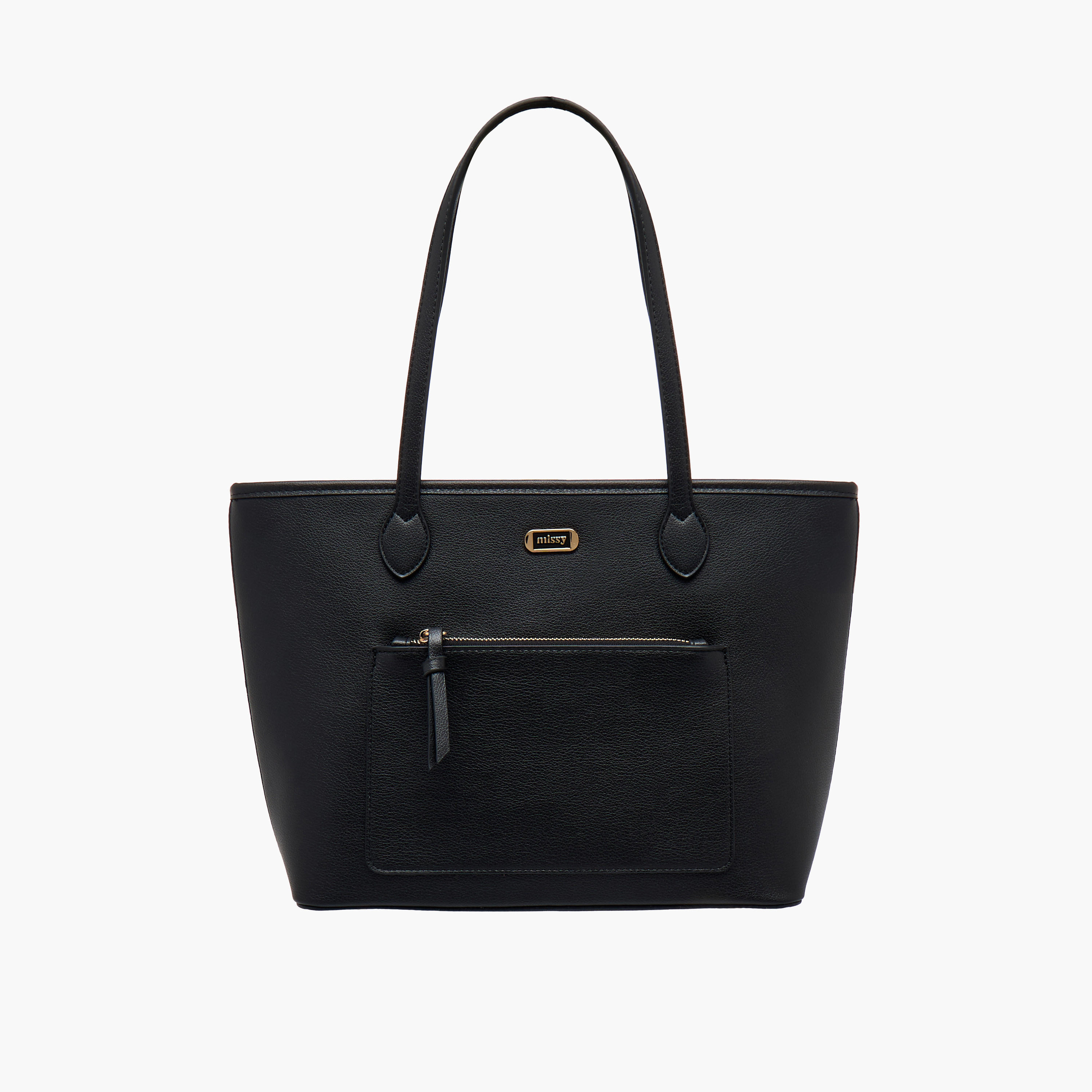 شنطة توتي بمقابض مزدوجة وطبعات مونوجرام من ميسي-women-bagsandwallets-handbags-image-1
