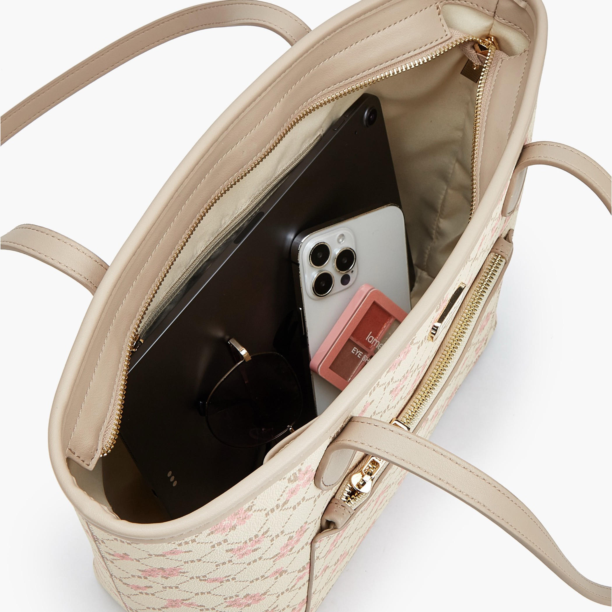 Missy Monogram Print Tote Bag with Double Handle-women-bagsandwallets-handbags-image-7