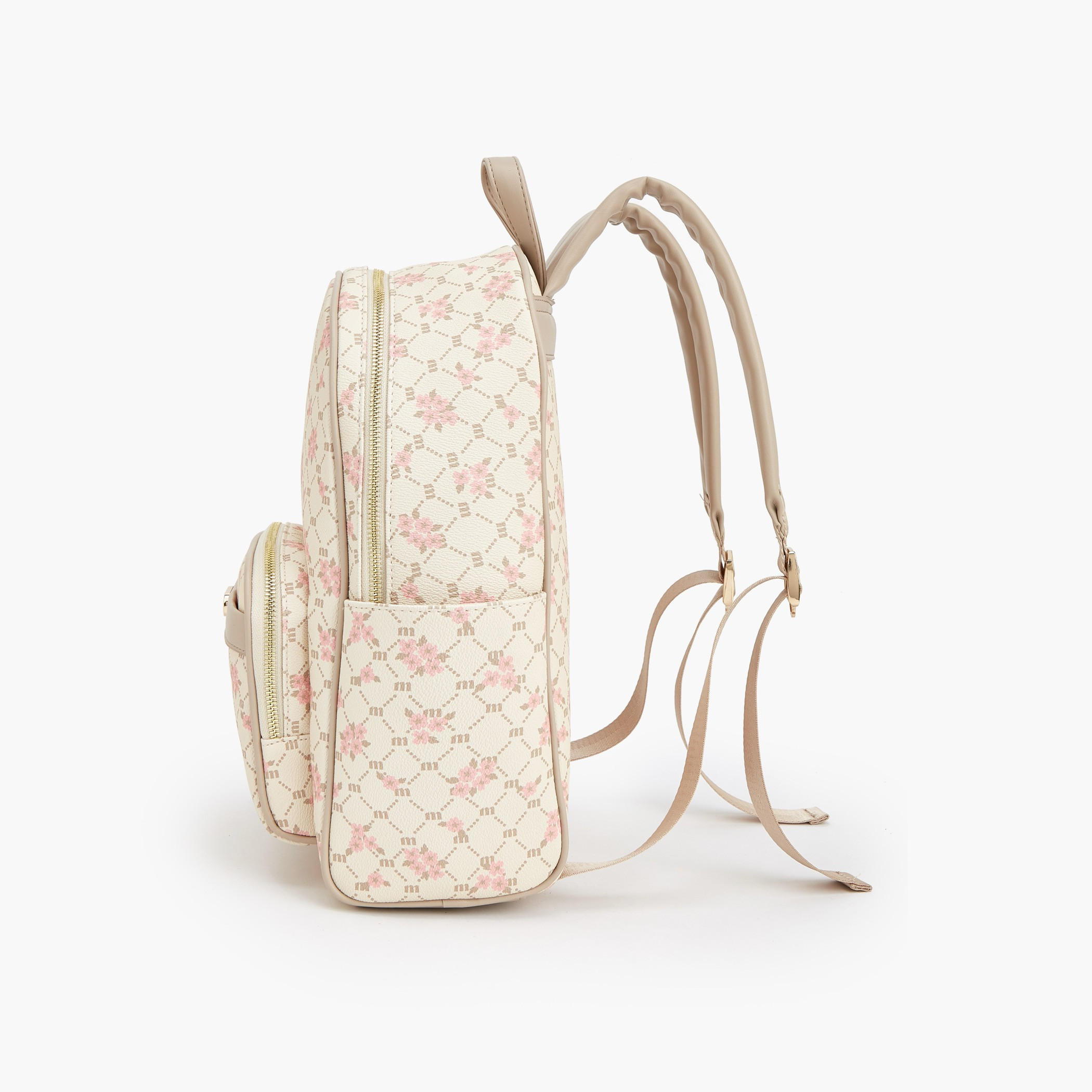 Missy Monogram Print Backpack with Adjustable Straps-women-bagsandwallets-backpacks-image-5
