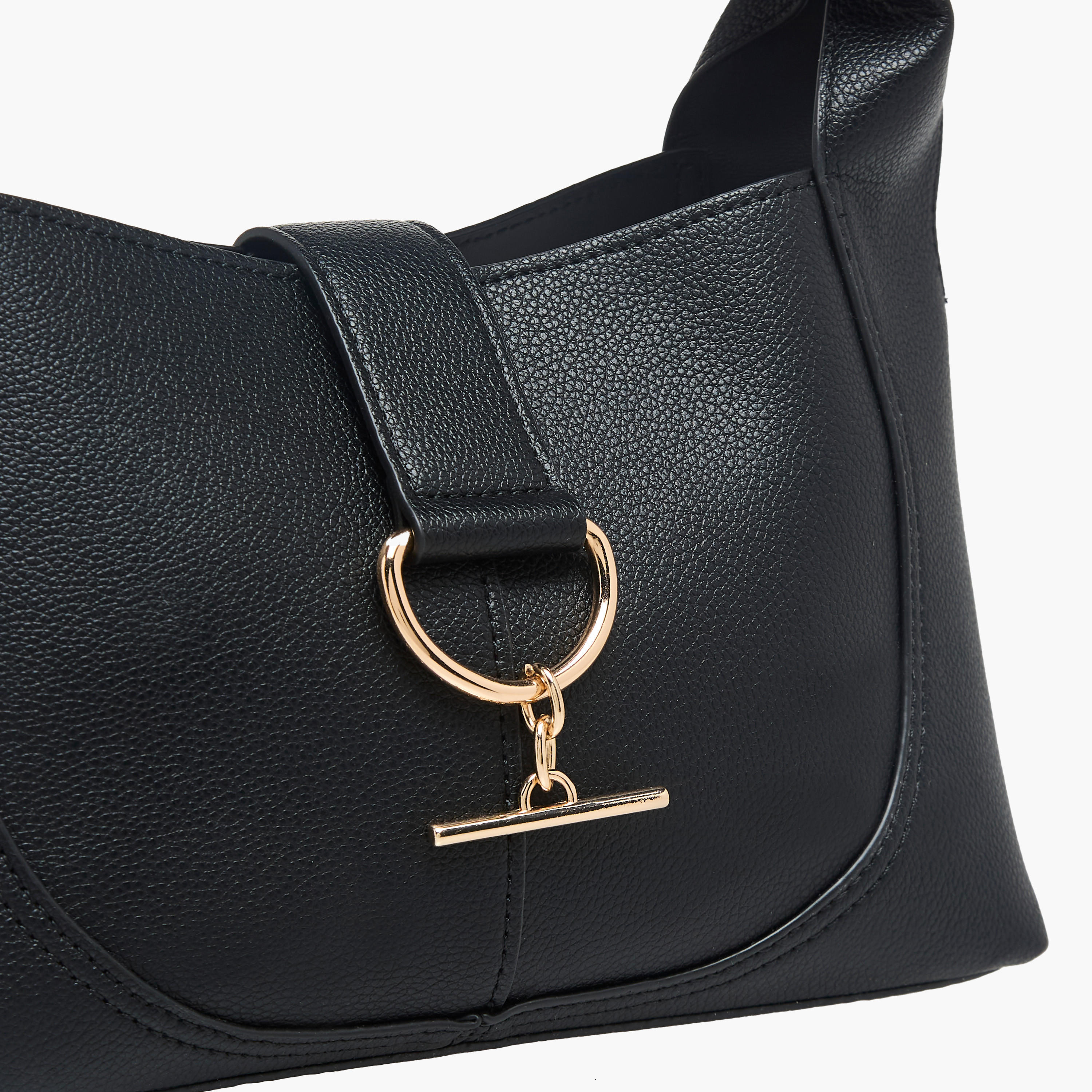 Sasha Tom Textured Hobo Bag with Pouch-women-bagsandwallets-handbags-image-7