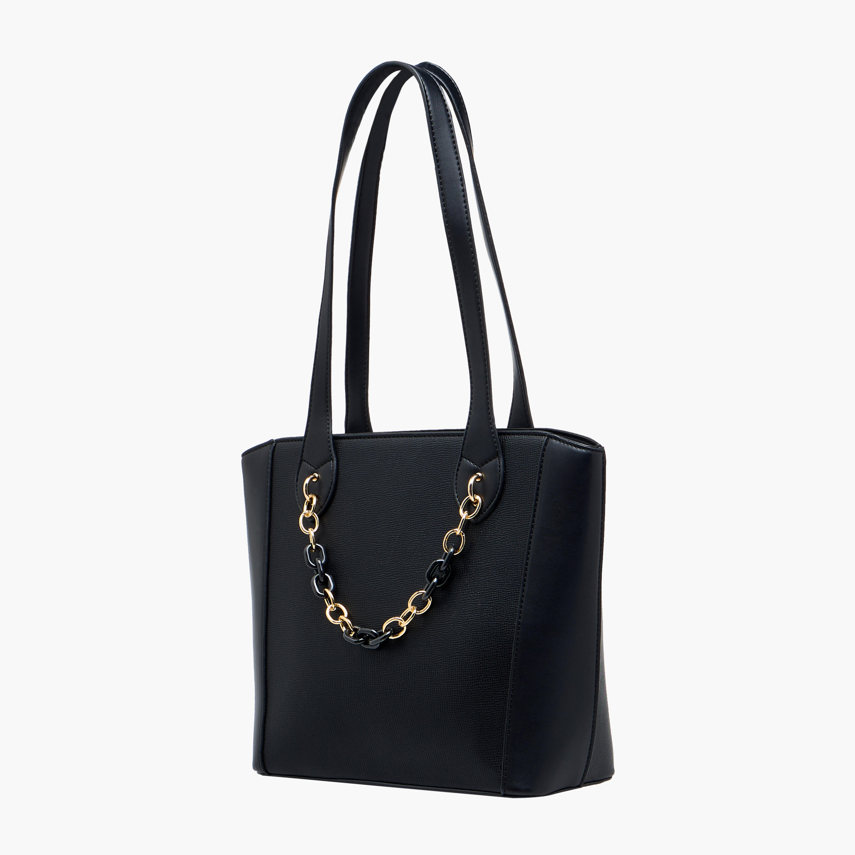 Sasha Tom Tote Bag with Chain Detail-women-bagsandwallets-handbags-image-3