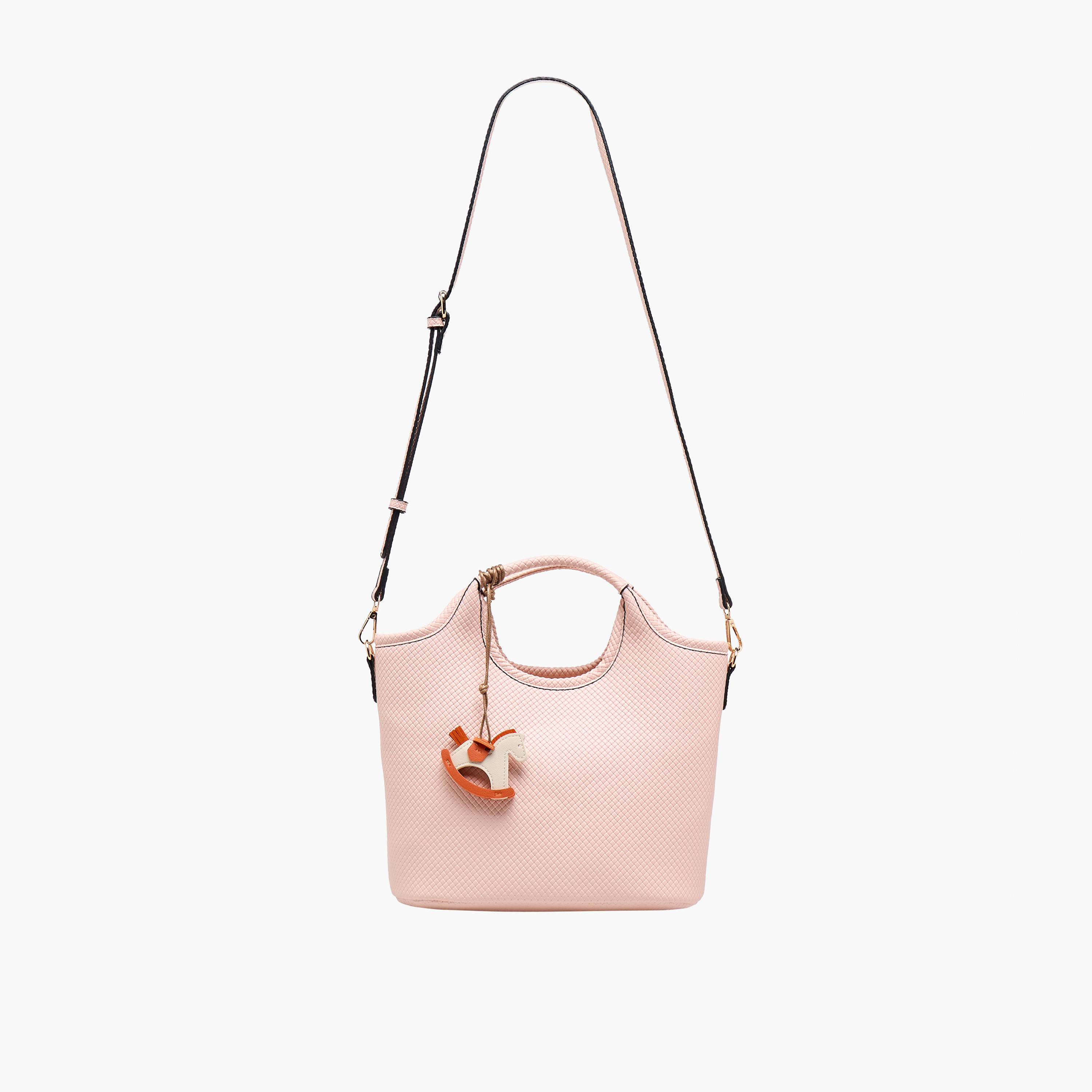 Sasha Tom Textured Hobo Bag with Rocking Horse Charm-women-bagsandwallets-handbags-image-3