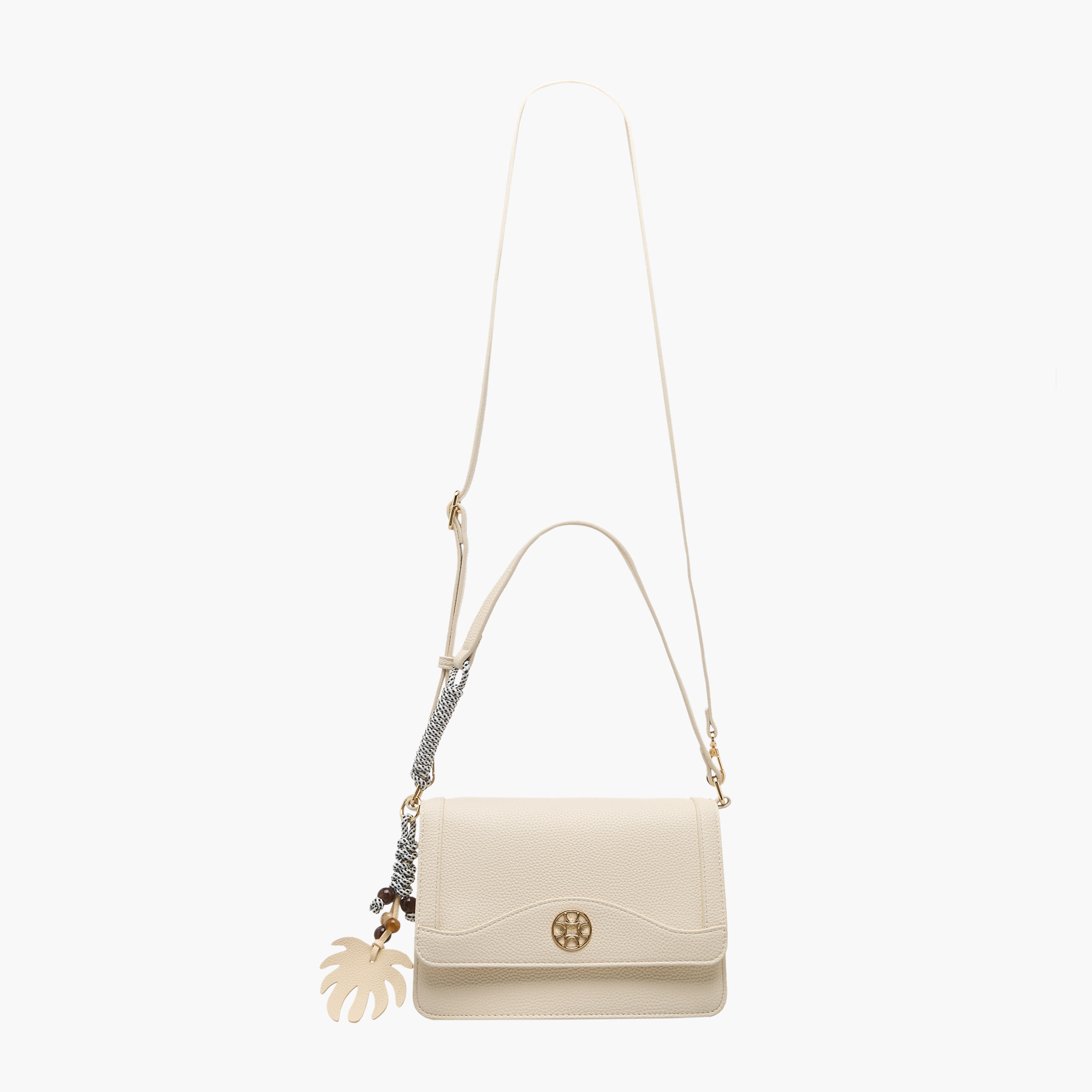 Sasha Kod Charm Detail Crossbody Bag with Detachable Strap-women-bagsandwallets-handbags-image-3