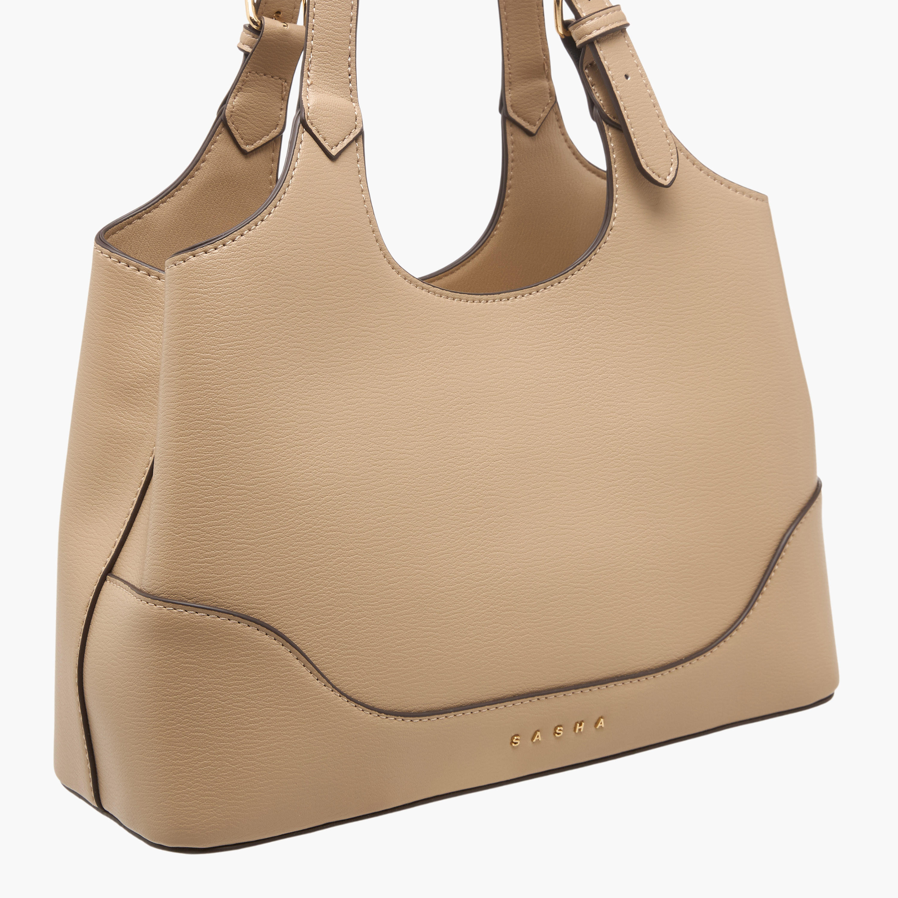 شنطة هوبو سادة بمقبض مزدوج كود من ساشا-women-bagsandwallets-handbags-image-5