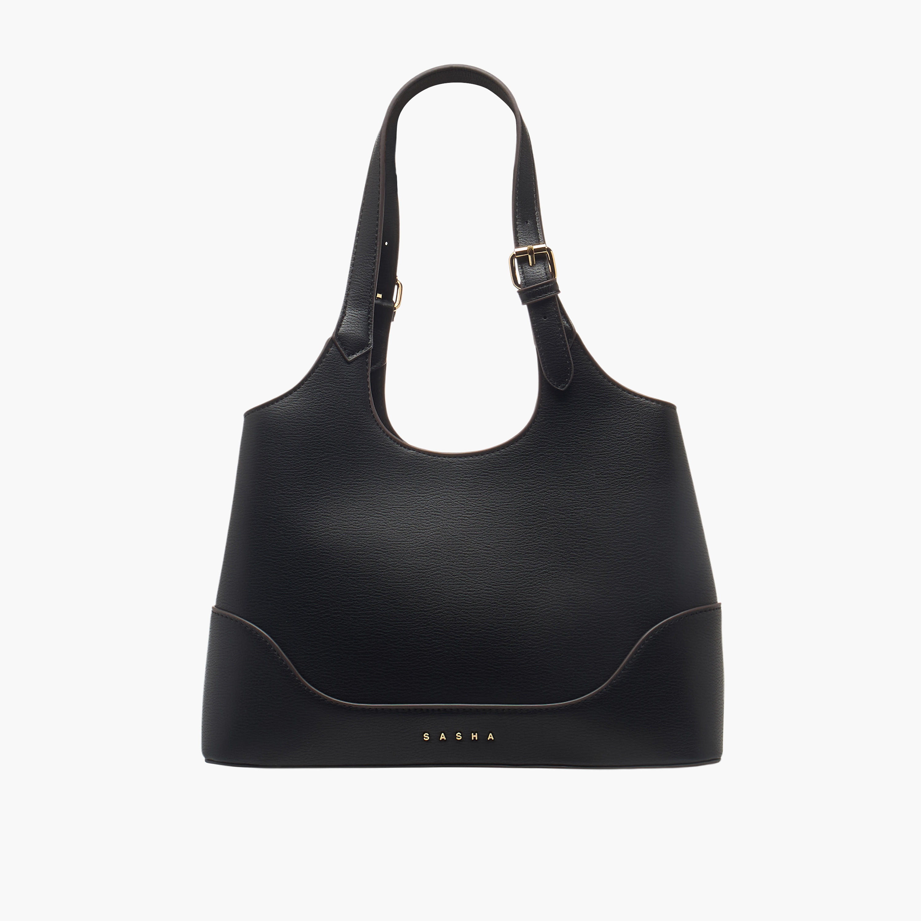 Sasha Kod Solid Hobo Bag with Dual Handles-women-bagsandwallets-handbags-image-1