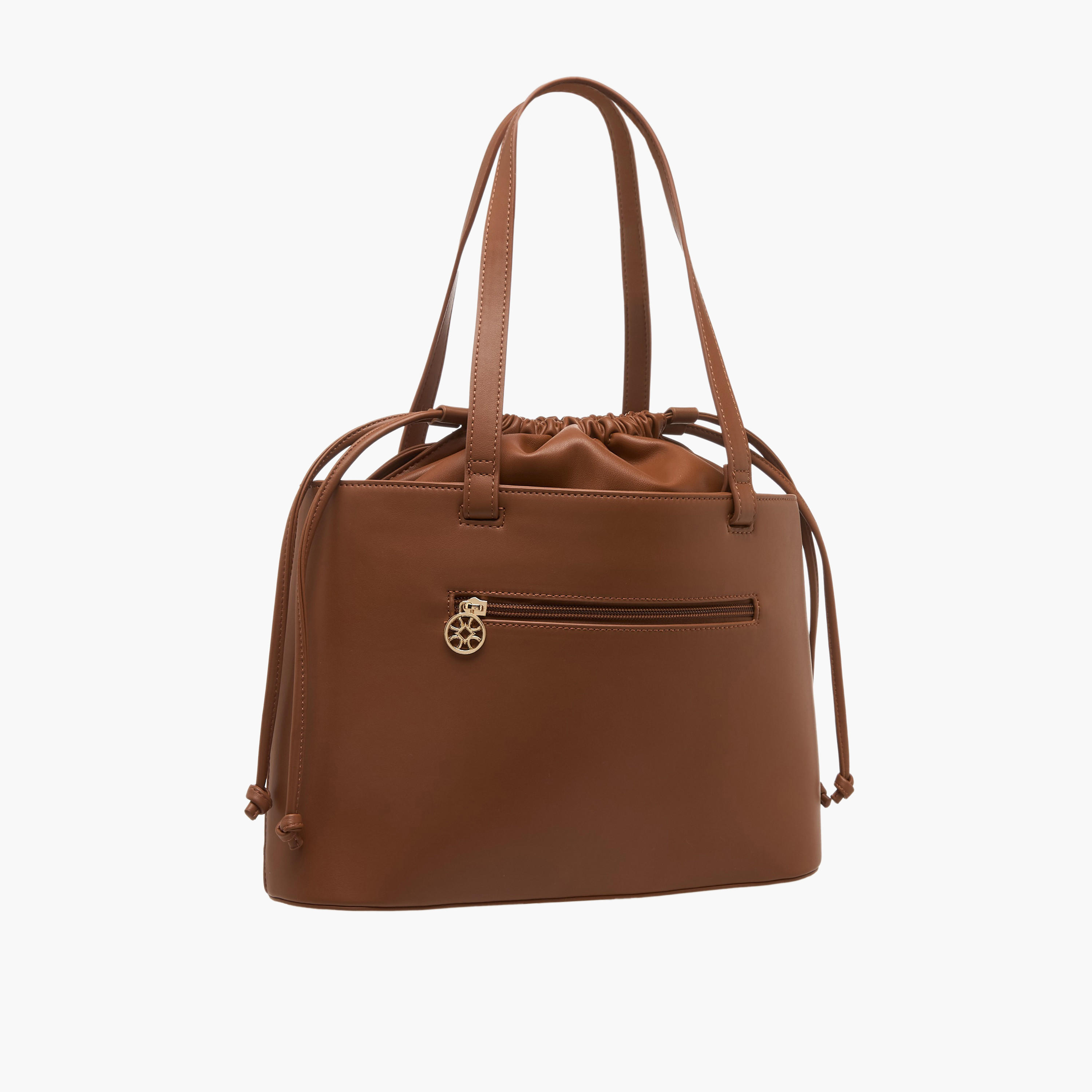 Sasha Kod Cutwork Detail Shoulder Bag with Drawstring Closure-women-bagsandwallets-handbags-image-4