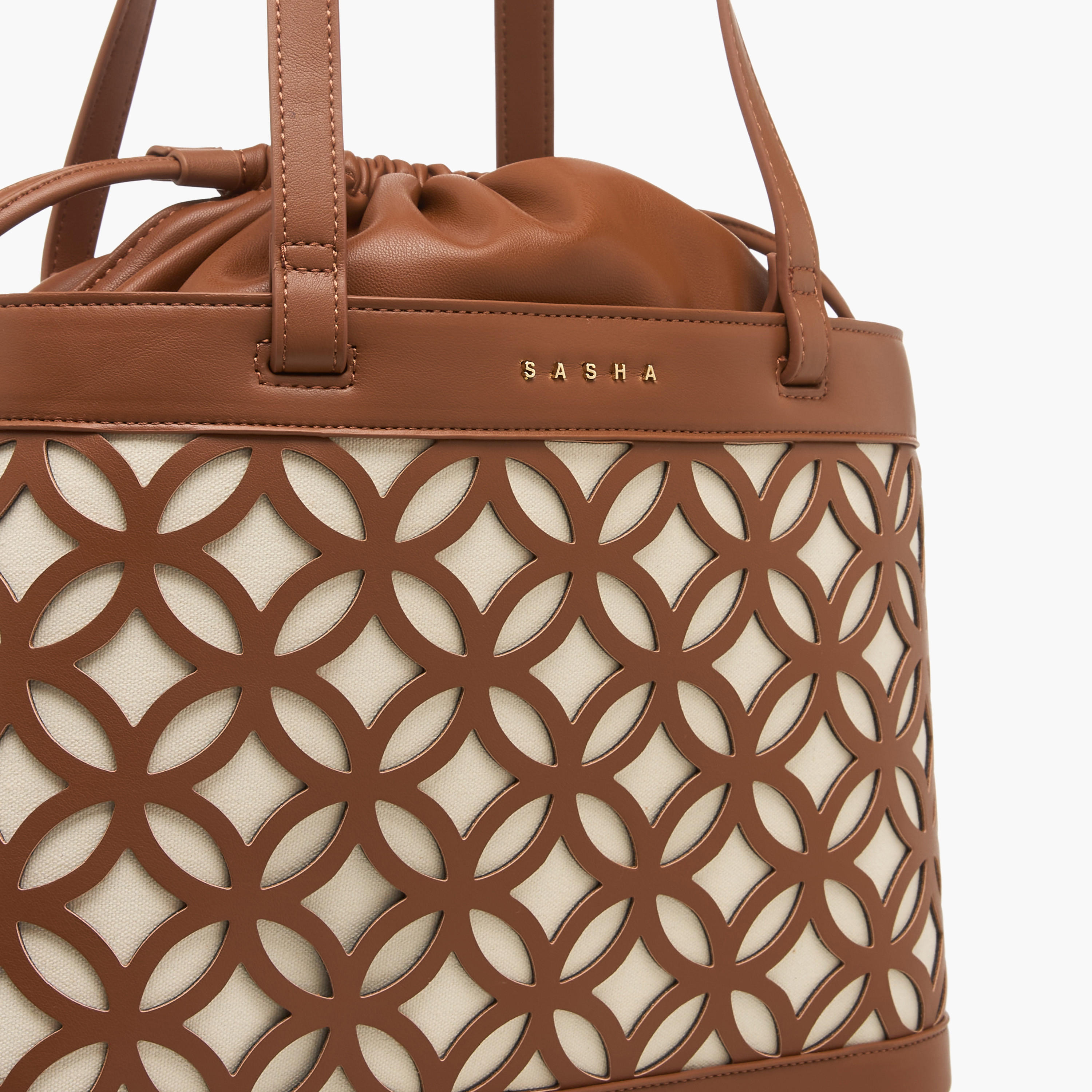 Sasha Kod Cutwork Detail Shoulder Bag with Drawstring Closure-women-bagsandwallets-handbags-image-5