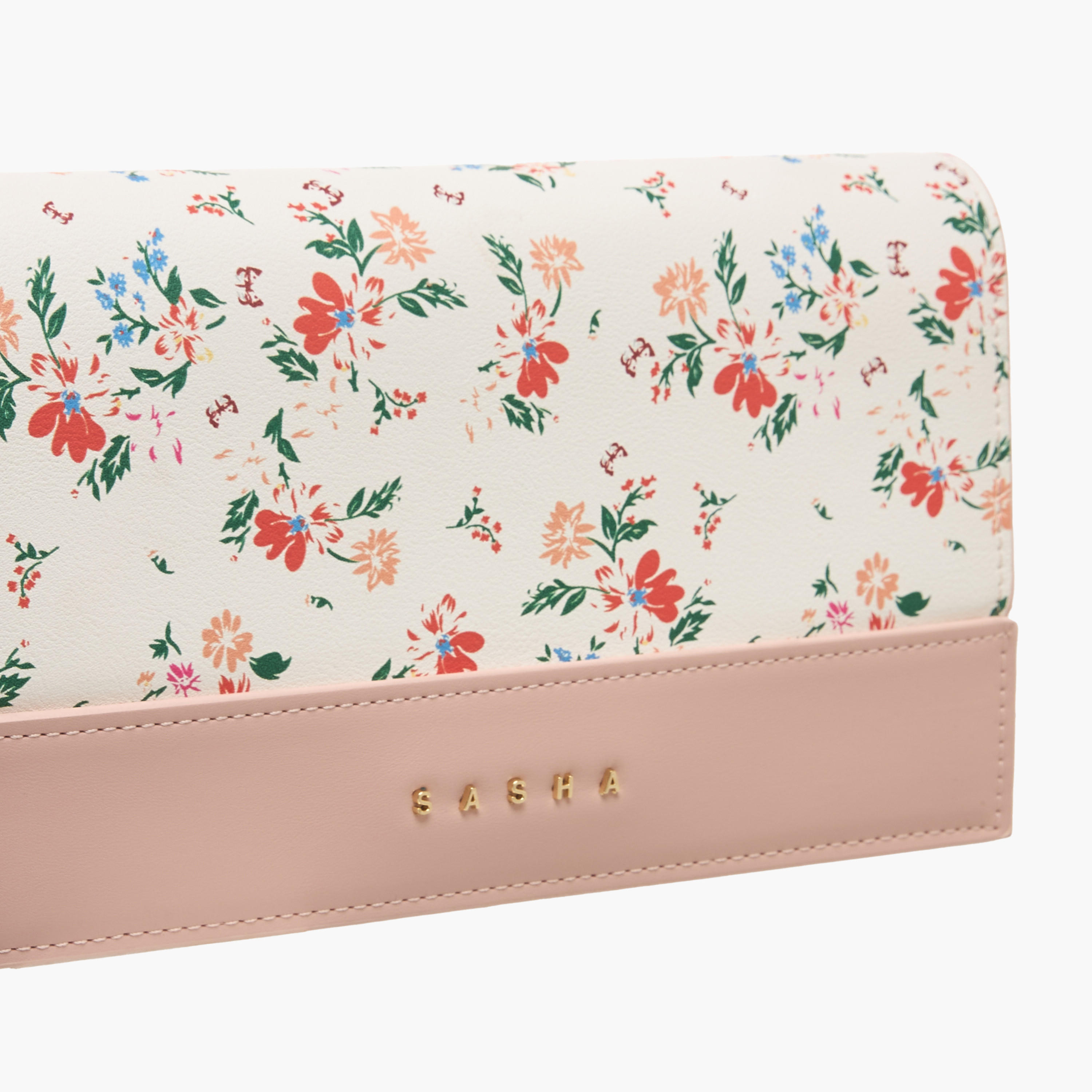 Sasha Kod Floral Print Crossbody Bag with Magnetic Closure-women-bagsandwallets-handbags-image-5