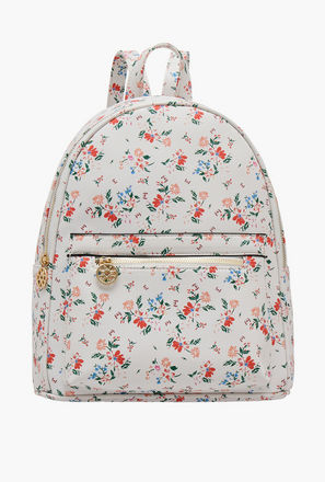 شنطة ظهر بطبعة زهور مع أحزمة كتف قابلة للتعديل من ساشا-women-bagsandwallets-backpacks-image-1