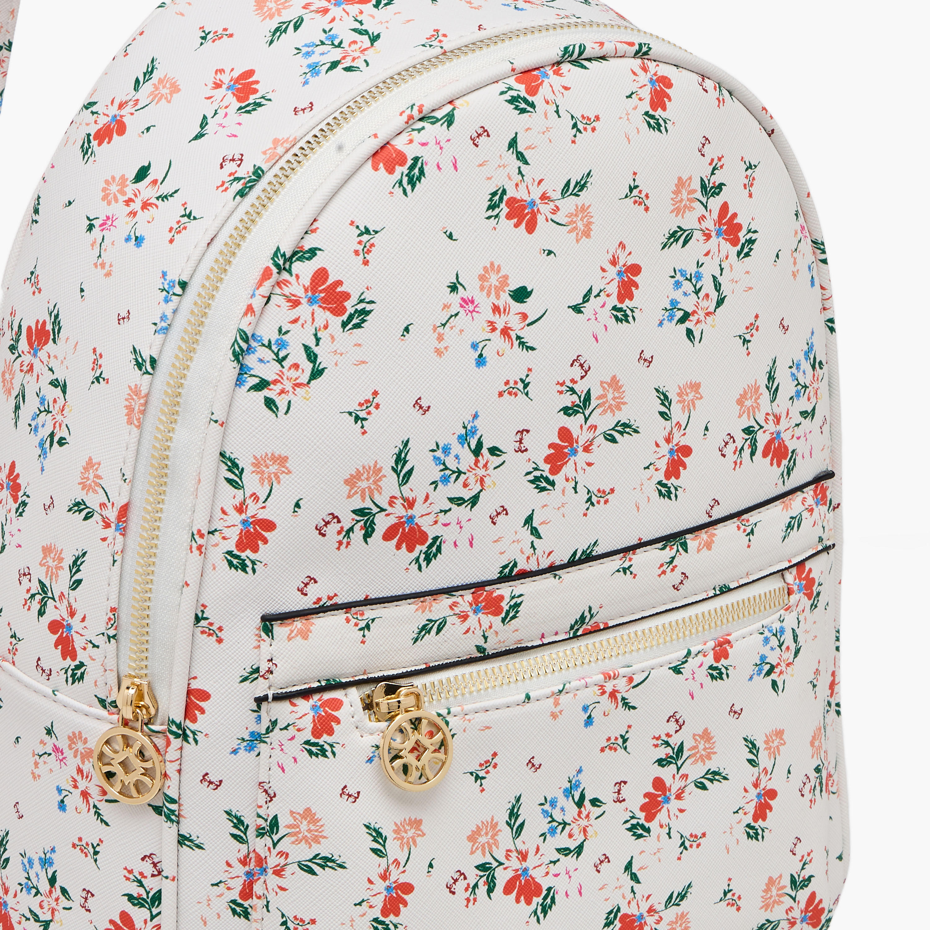 شنطة ظهر بطبعة زهور مع أحزمة كتف قابلة للتعديل من ساشا-women-bagsandwallets-backpacks-image-5