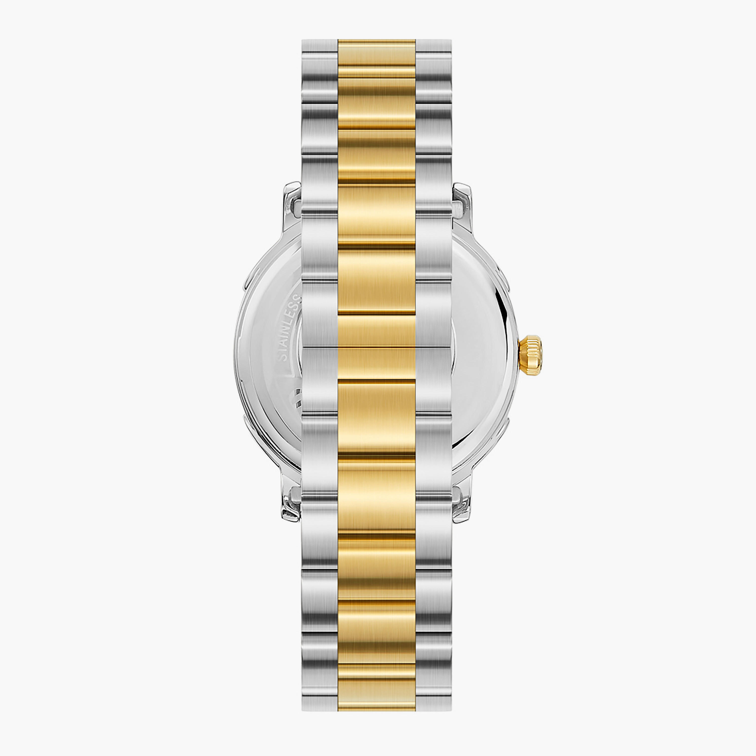 Two-Tone Stainless Steel Men's Watch-men-watchesandjewellery-watches-image-3