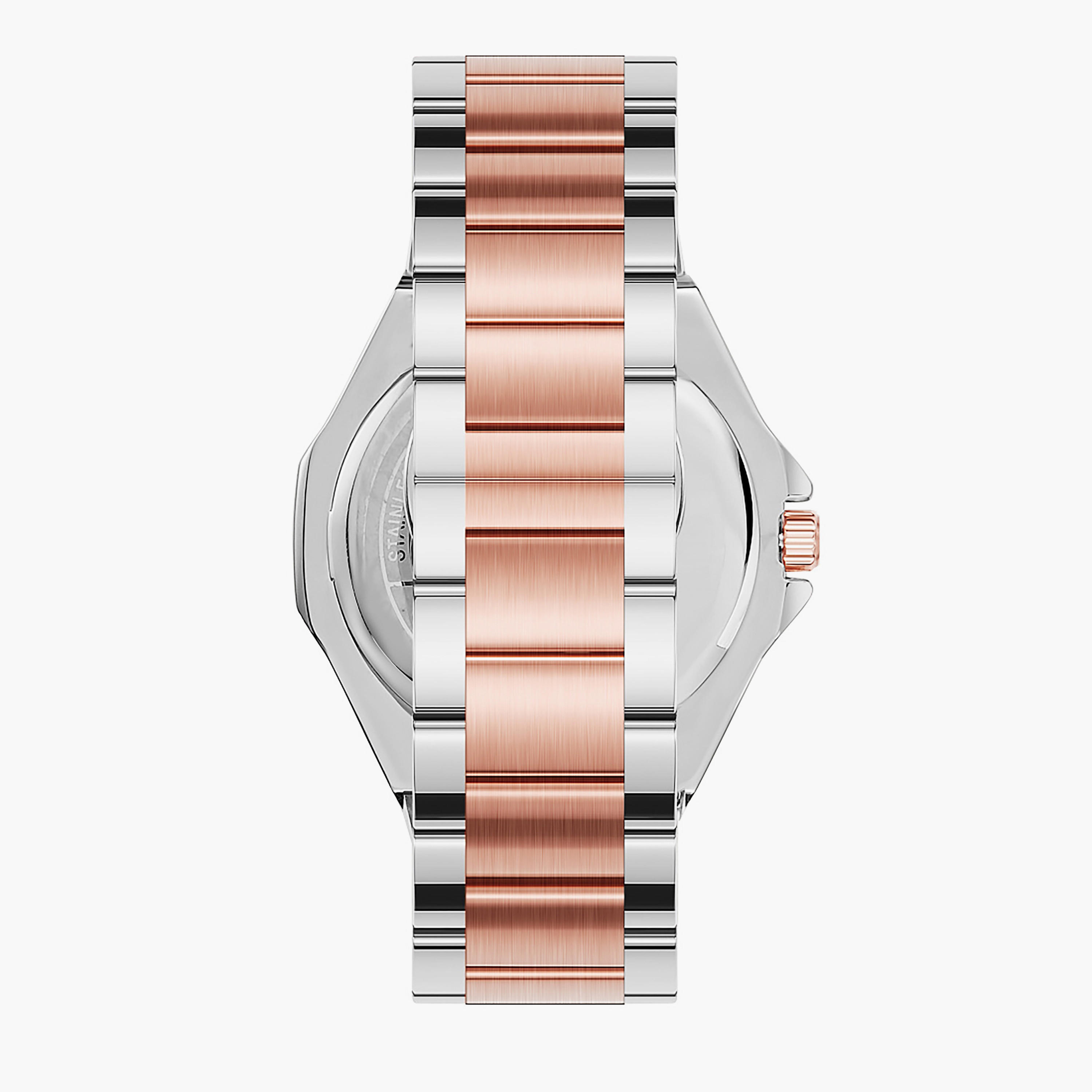 Two-Tone Stainless Steel Men's Watch-men-watchesandjewellery-watches-image-3