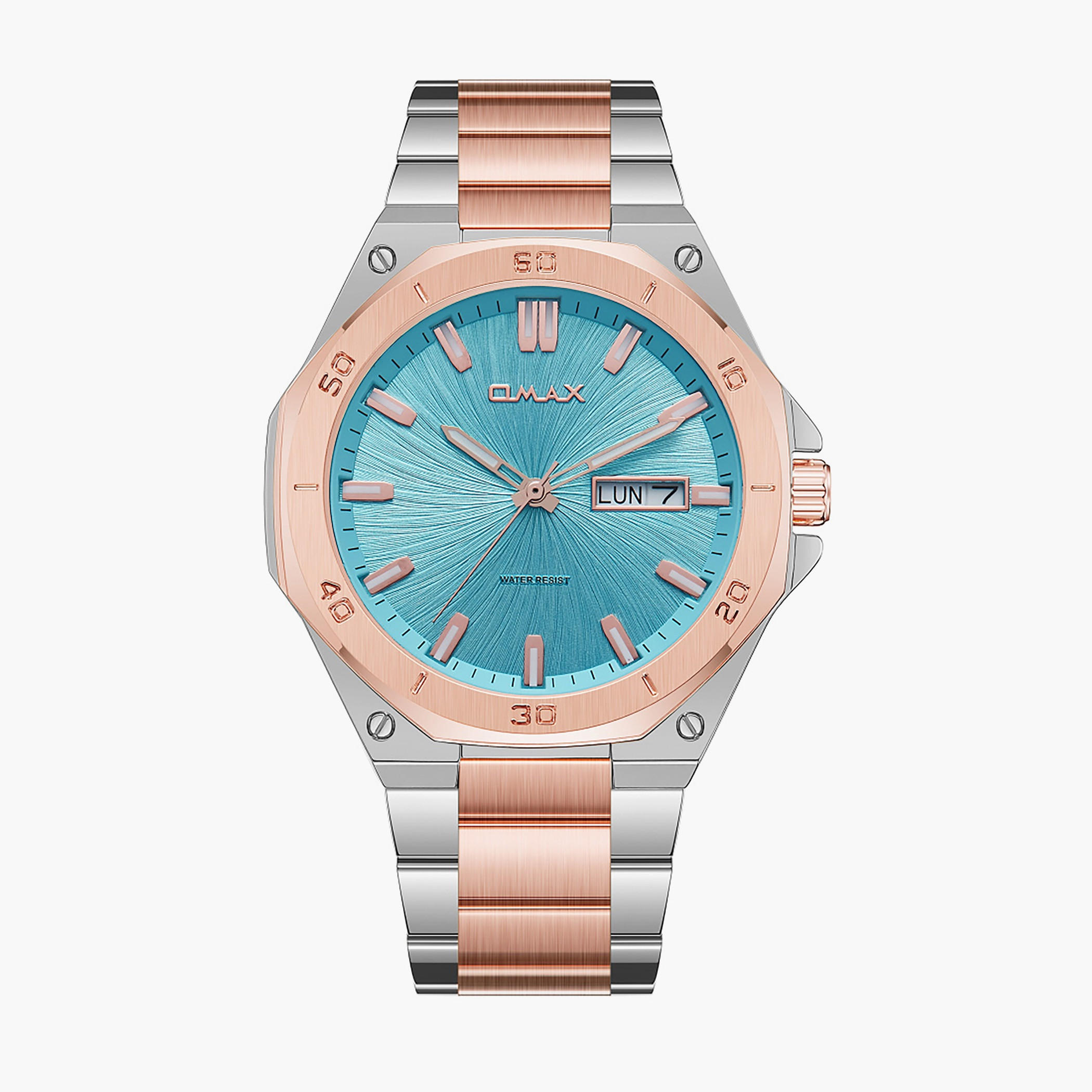 Two-Tone Stainless Steel Men's Watch-men-watchesandjewellery-watches-image-1