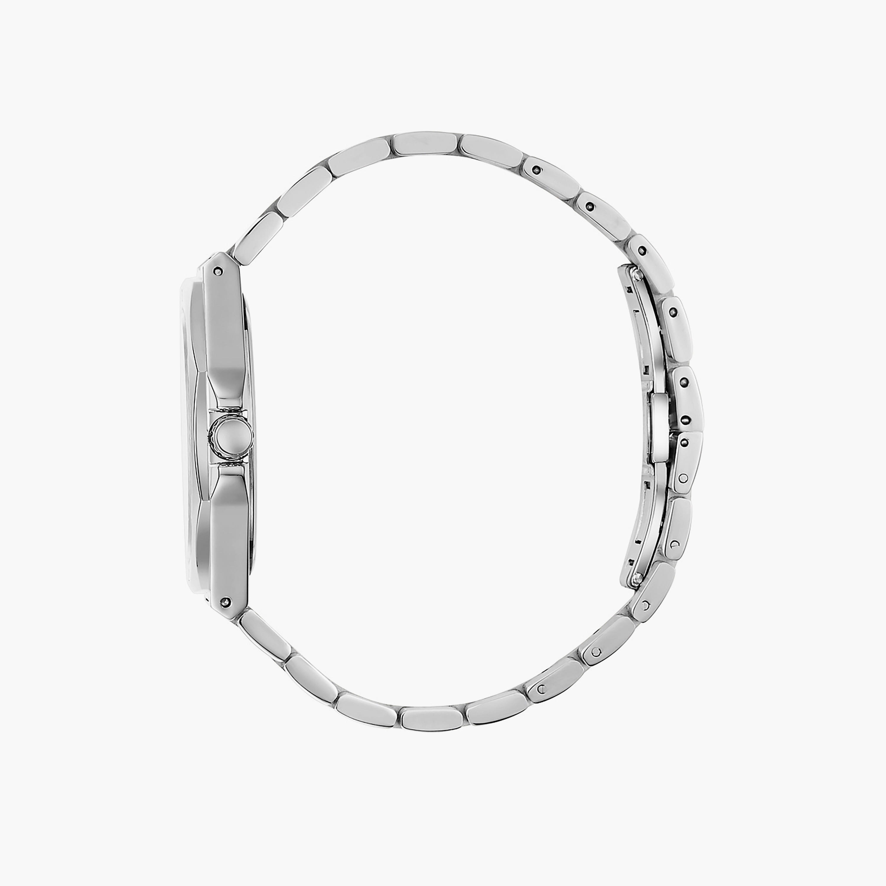 Silver Stainless Steel Men's Watch-men-watchesandjewellery-watches-image-2