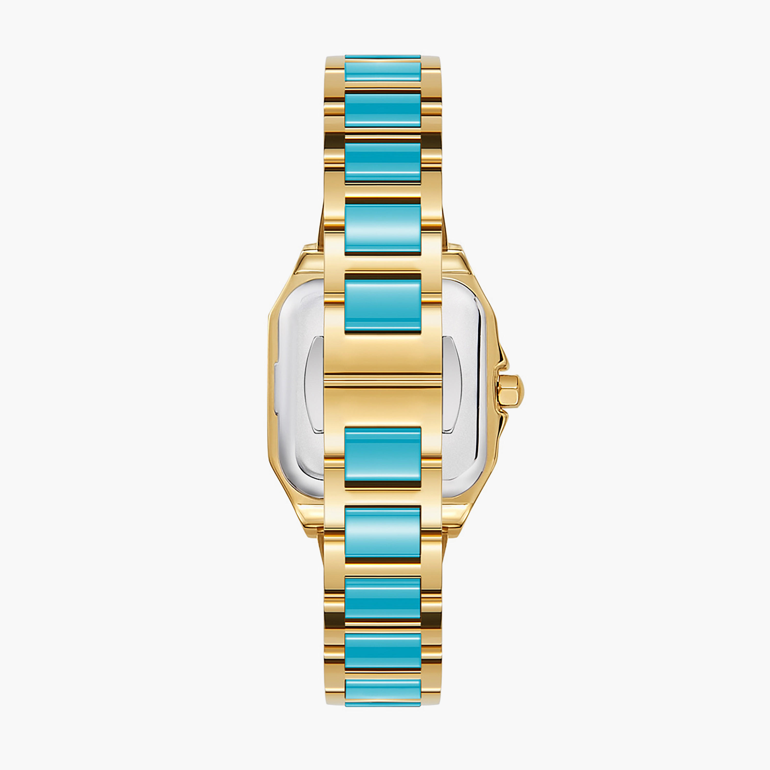 Gold Tone Square Women's Watch-women-watchesandjewellery-watches-image-2
