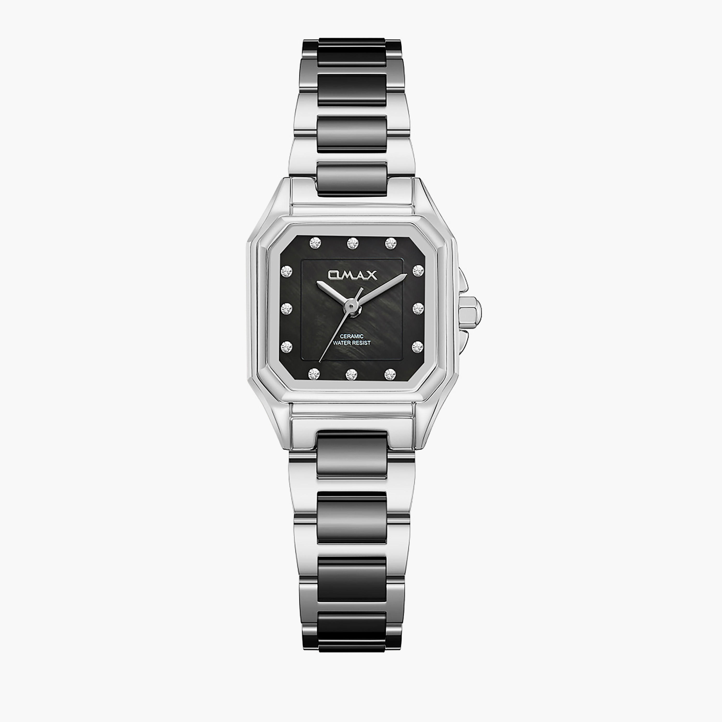 Silver Tone Ceramic Women's Watch-women-watchesandjewellery-watches-image-1
