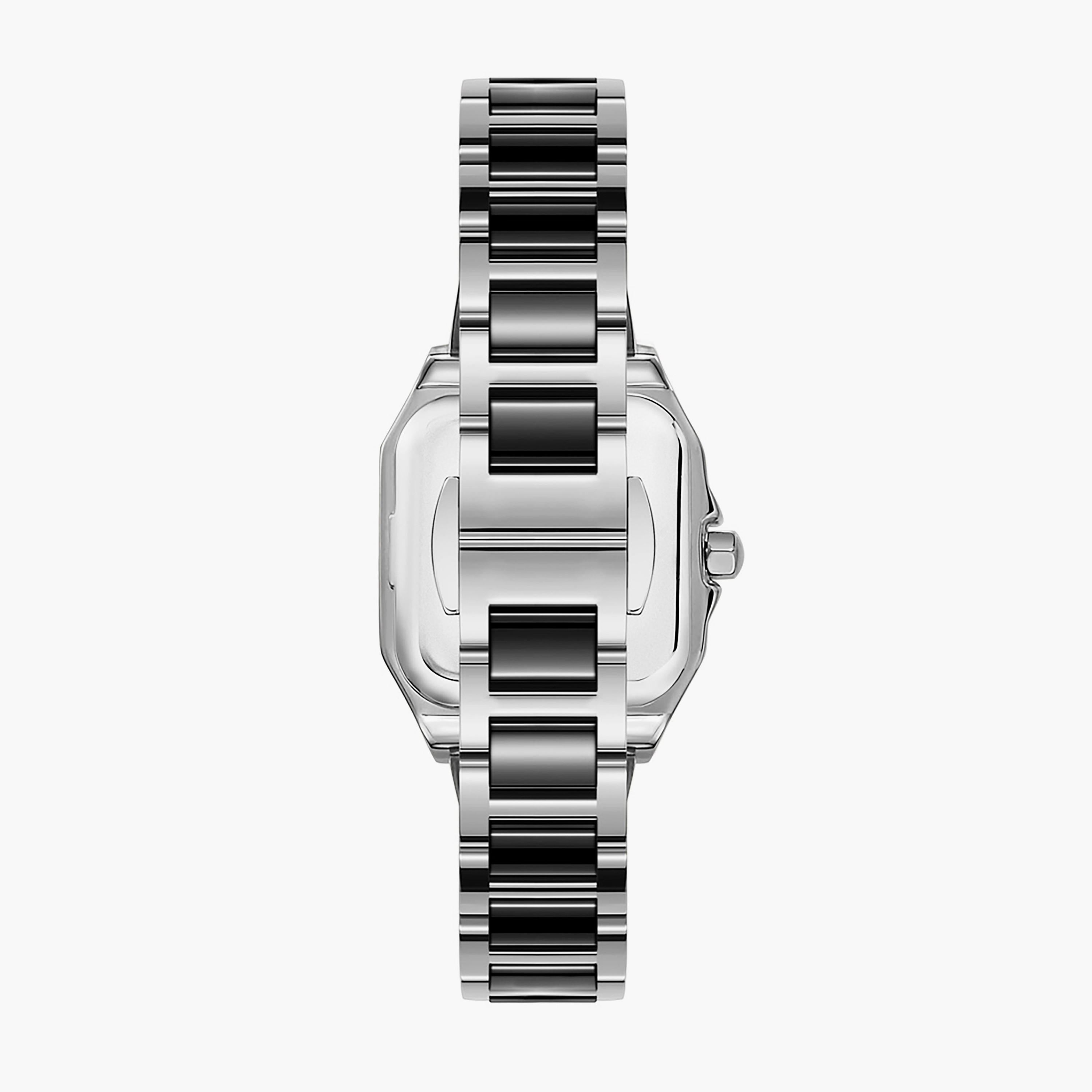 Silver Tone Ceramic Women's Watch-women-watchesandjewellery-watches-image-2