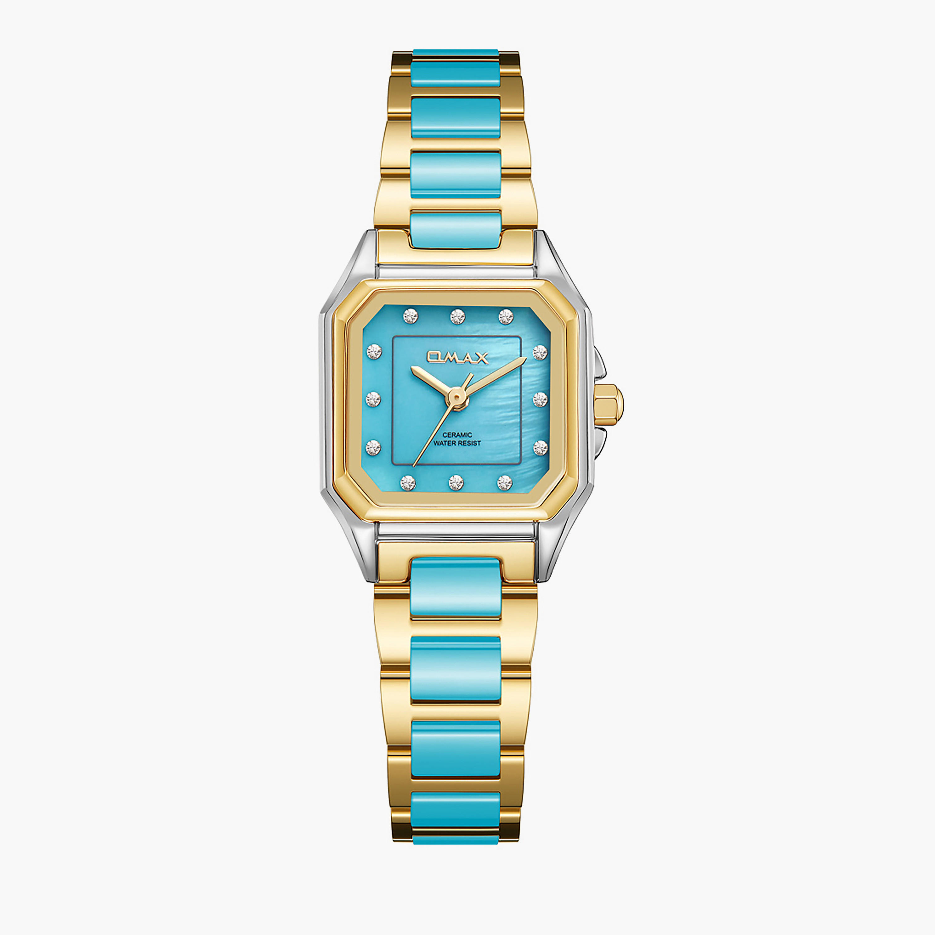 Elegant Two-Tone Ceramic Watch-women-watchesandjewellery-watches-image-1