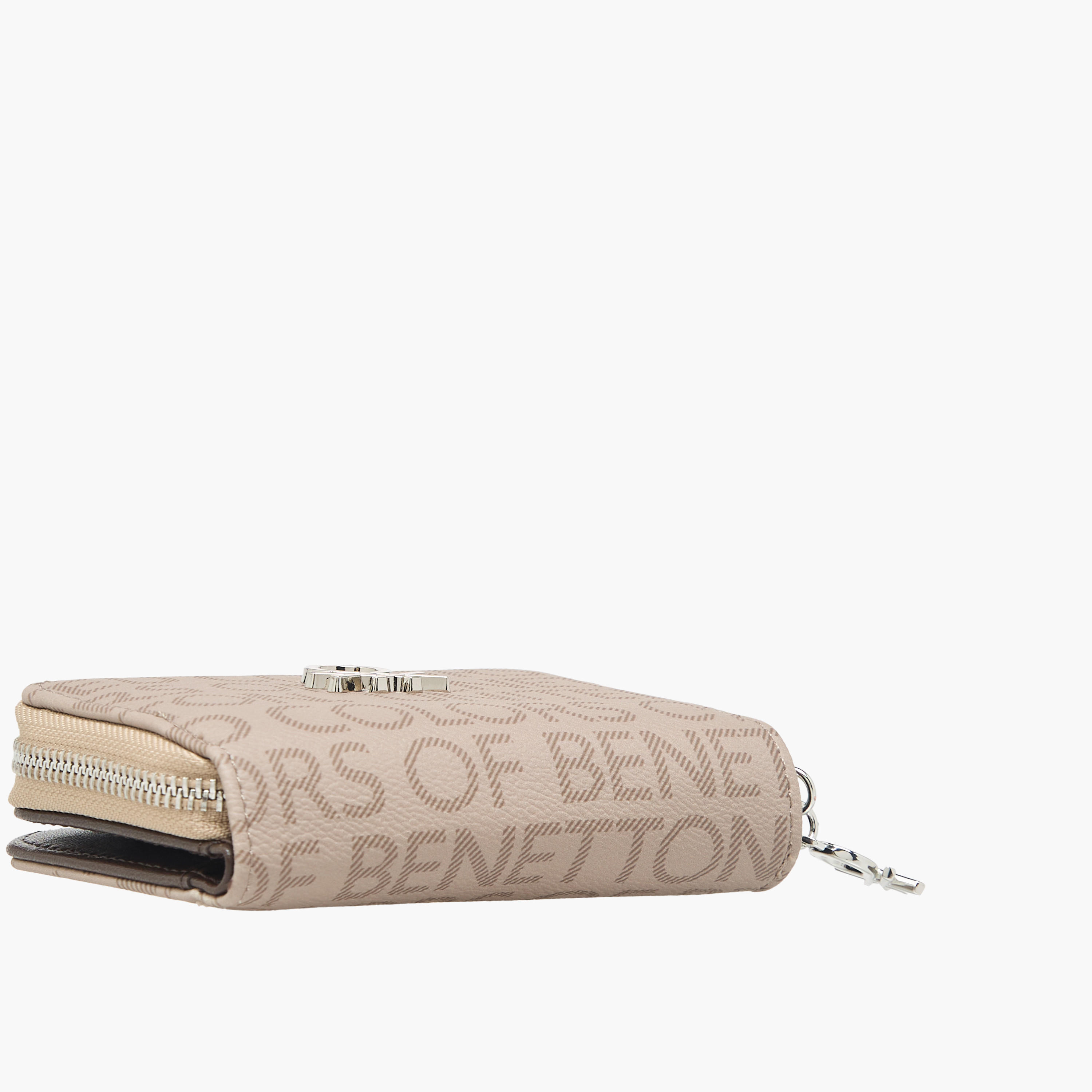 United Colors of Benetton Monogram Print Wallet with Zip Closure-women-bagsandwallets-wallets-image-4