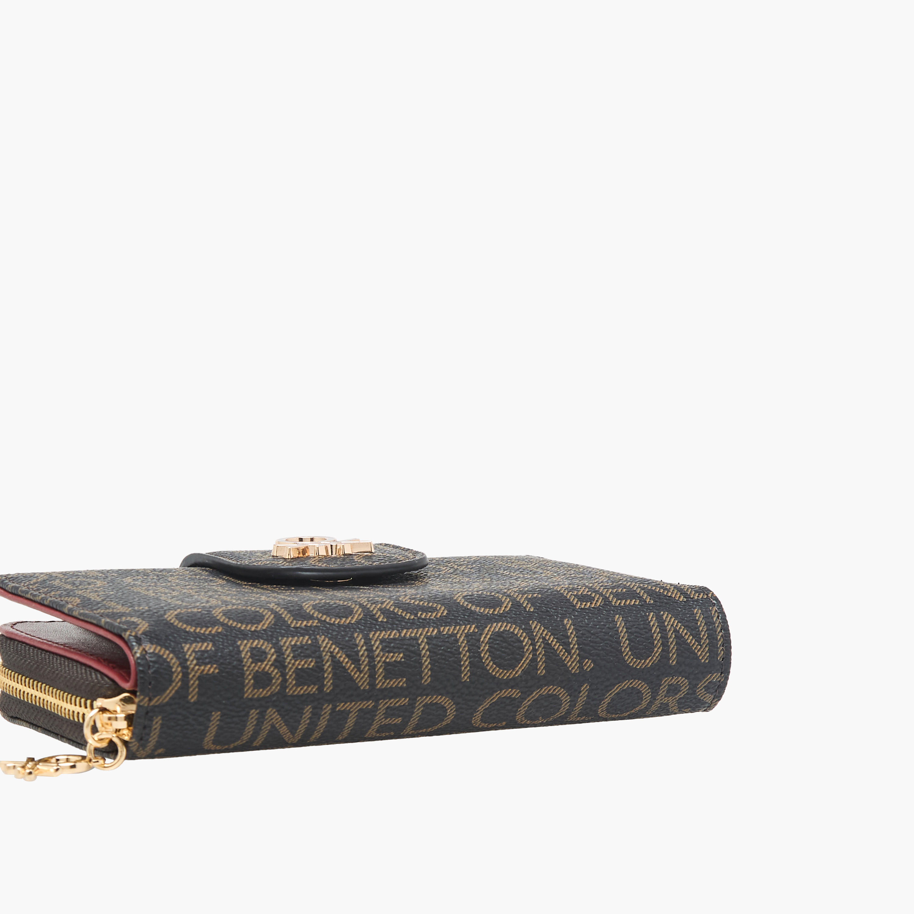 United Colors of Benetton Monogram Print Wallet with Zip Closure-women-bagsandwallets-wallets-image-4