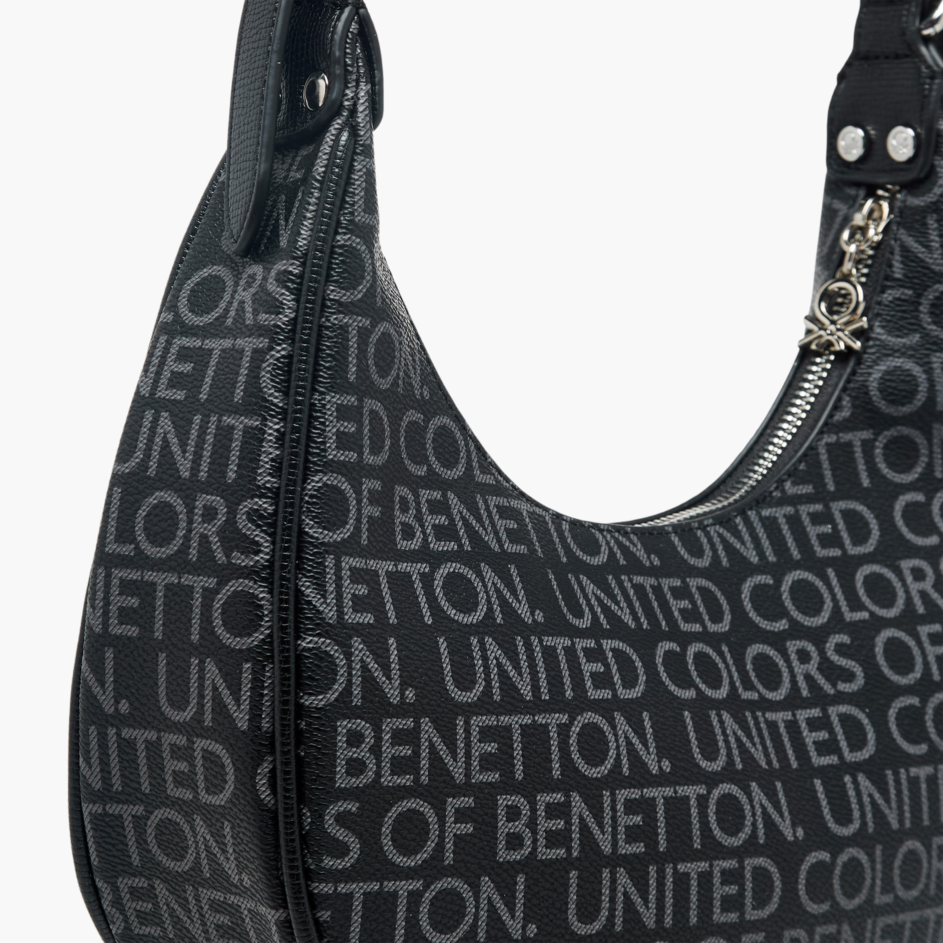 United Colors of Benetton Monogram Print Baguette Bag with Zip Closure-women-bagsandwallets-handbags-image-6