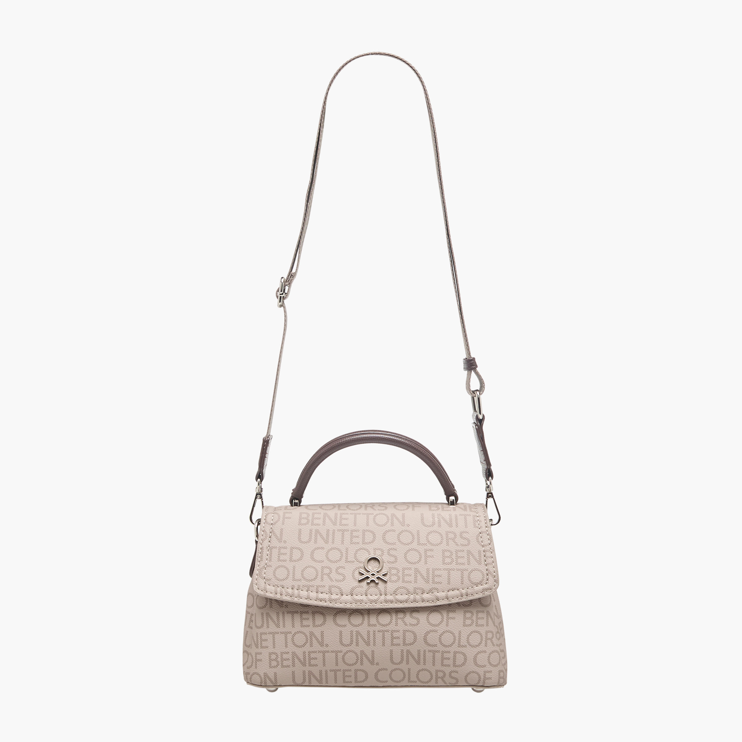 United Colors of Benetton Monogram Print Crossbody Bag with Zip Closure-women-bagsandwallets-handbags-image-3