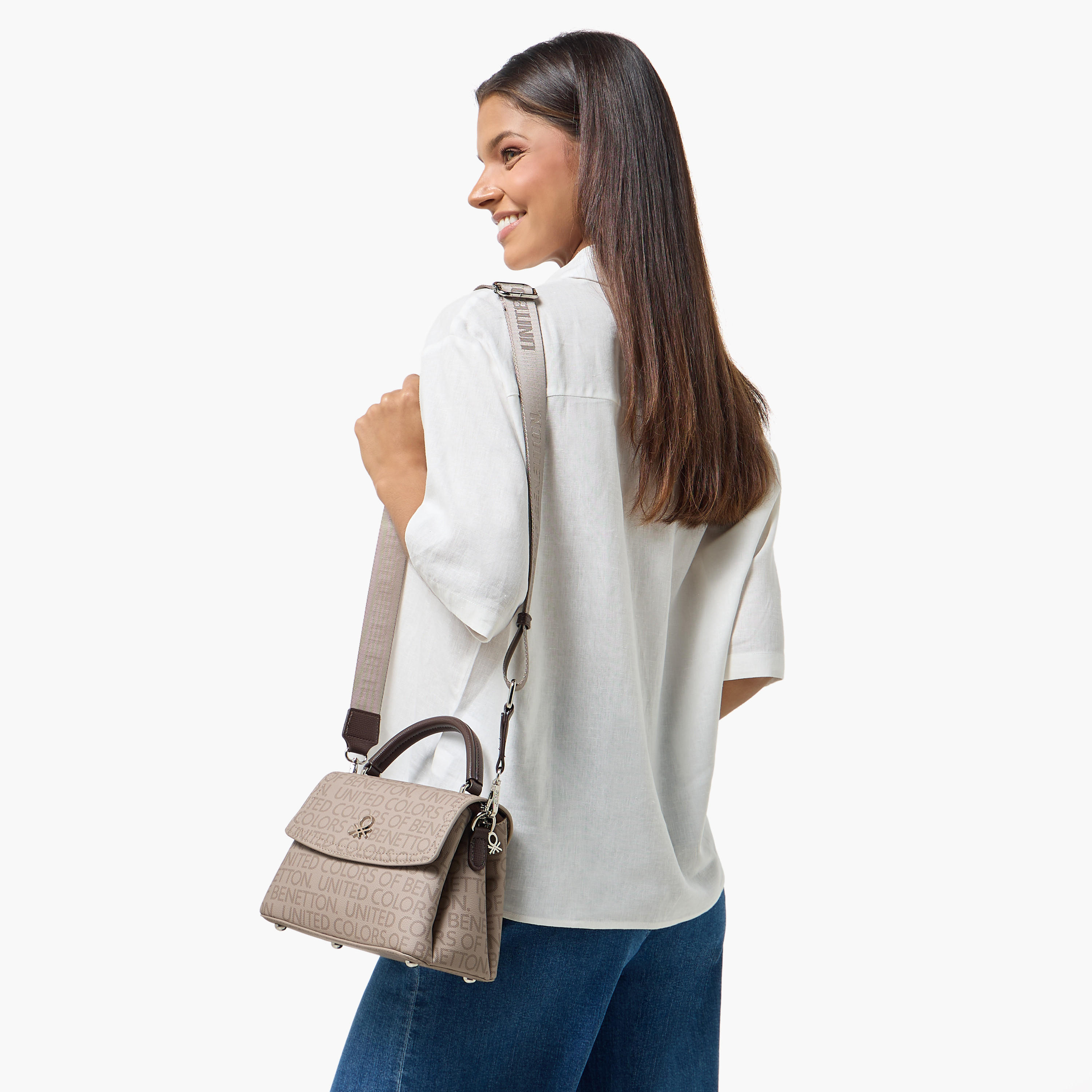 United Colors of Benetton Monogram Print Crossbody Bag with Zip Closure-women-bagsandwallets-handbags-image-8
