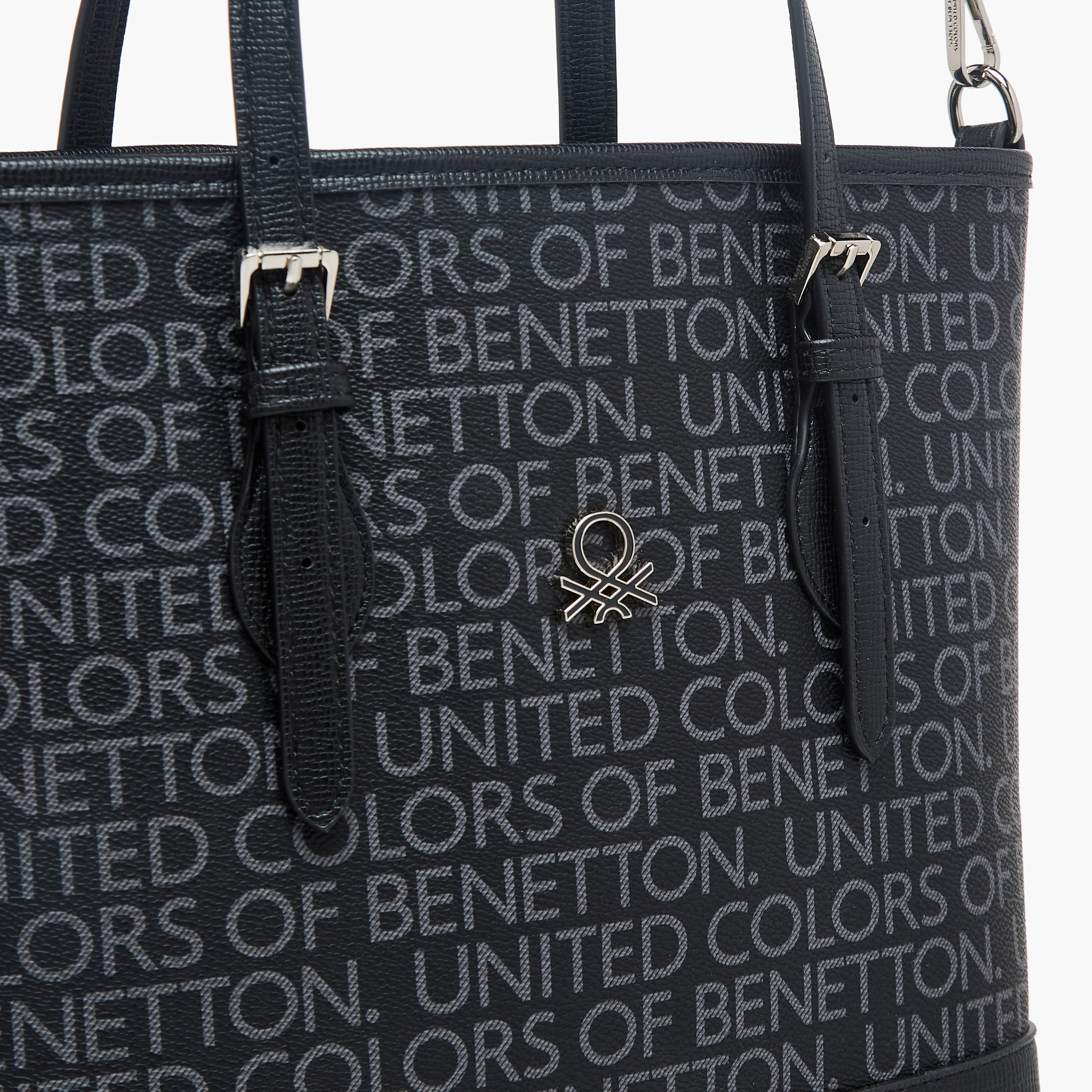 United Colors of Benetton Logo Print Tote Bag with Detachable Strap-women-bagsandwallets-handbags-image-5