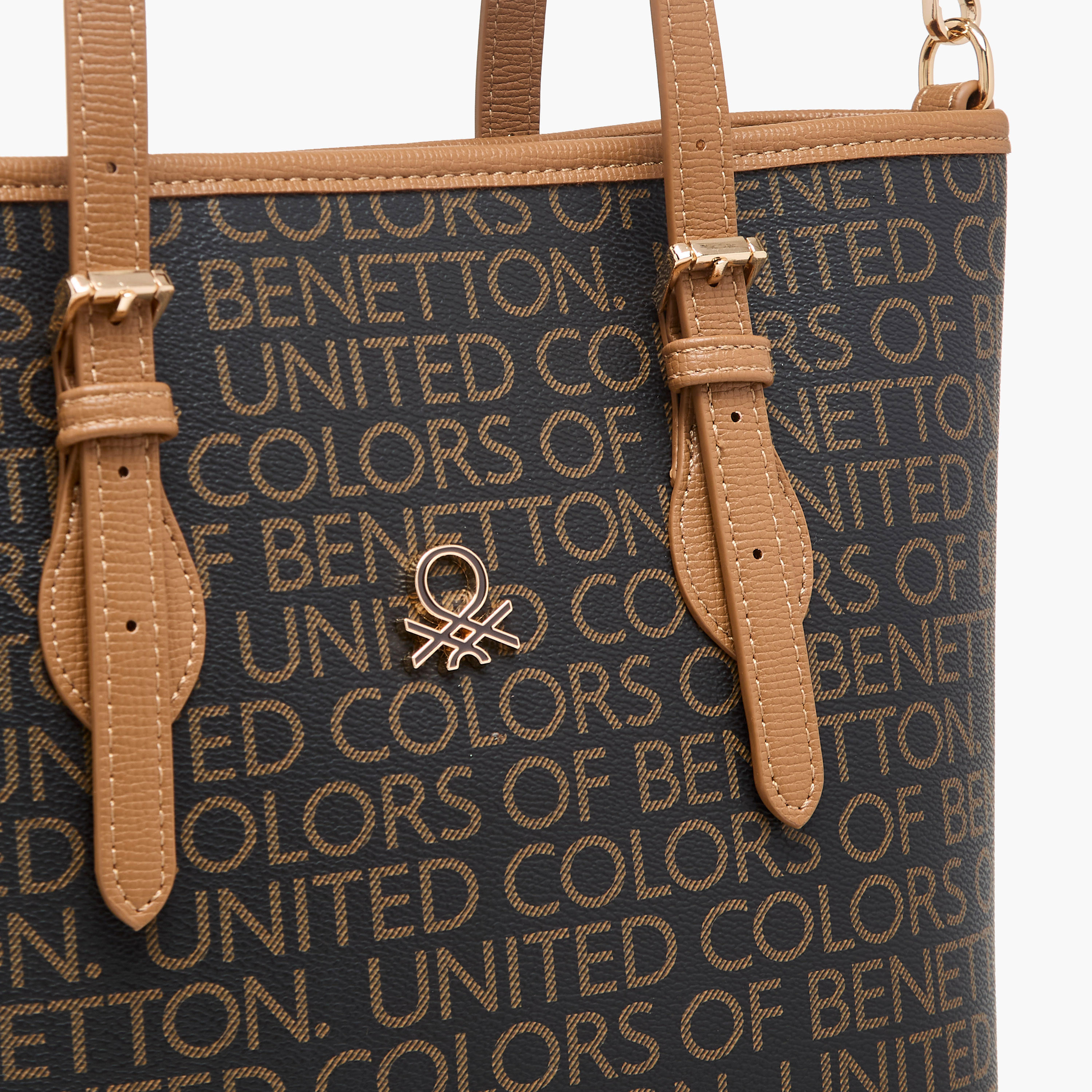 United Colors of Benetton Logo Print Tote Bag with Detachable Strap-women-bagsandwallets-handbags-image-5