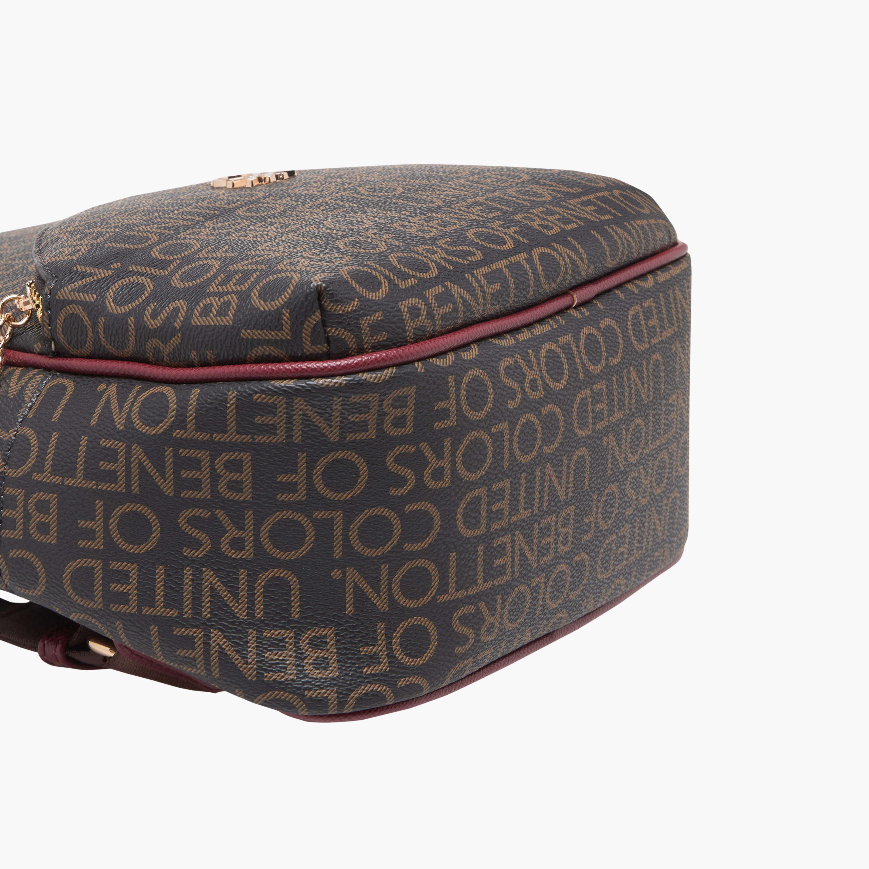 United Colors of Benetton Monogram Print Backpack with Zip Closure-women-bagsandwallets-backpacks-image-7