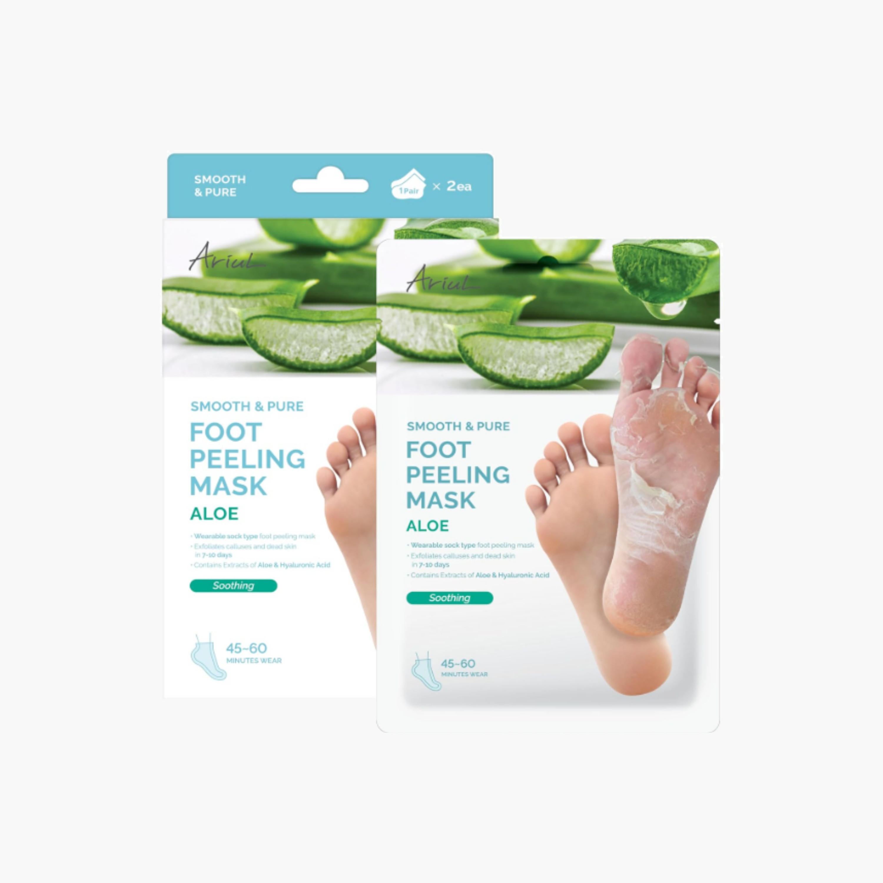 آريول قناع تقشير القدمين بالصبار المهدئ-beautyandpersonalcare-bathandbody-handsandfeet-image-1