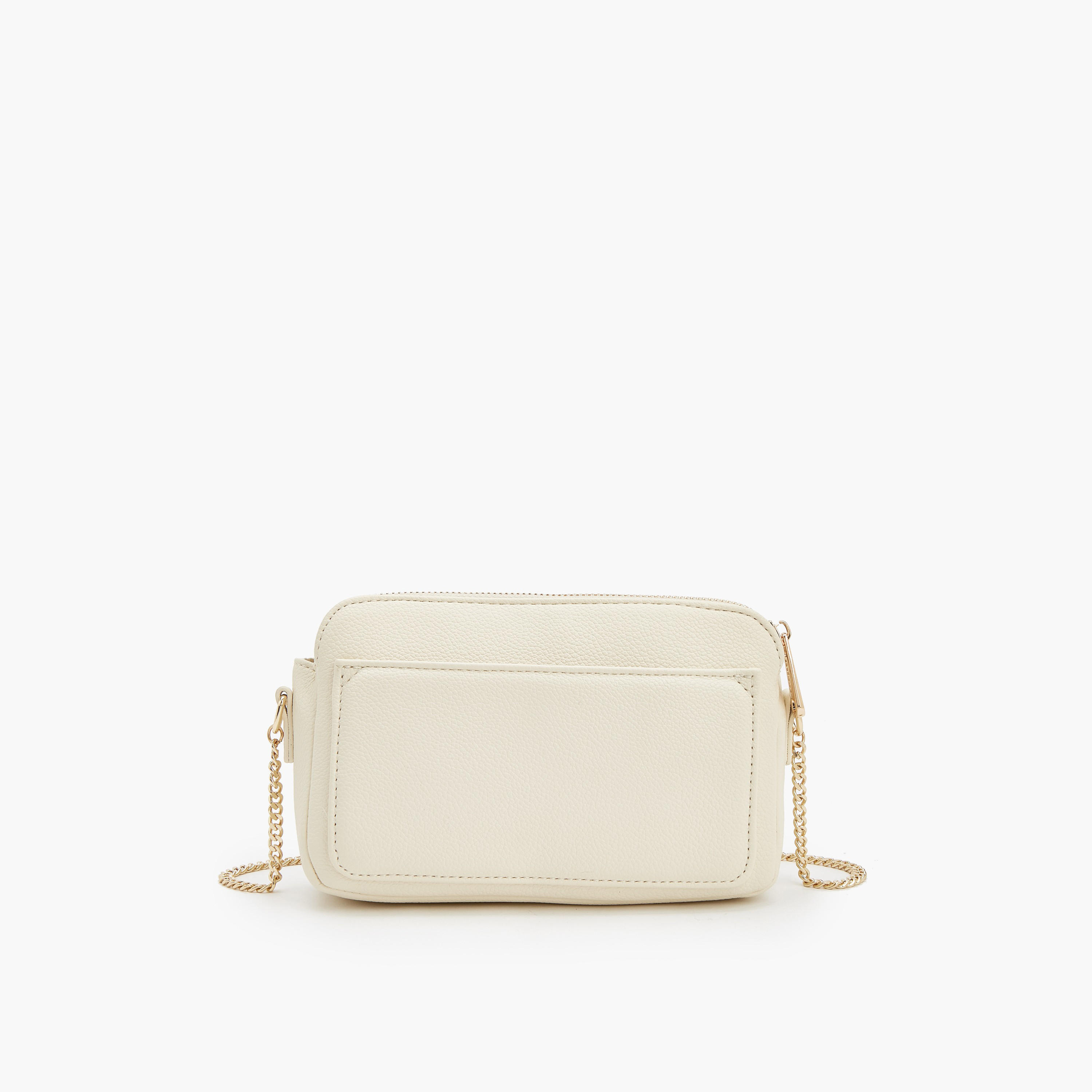 Missy Textured Crossbody Bag with Chain Strap-women-bagsandwallets-handbags-image-5