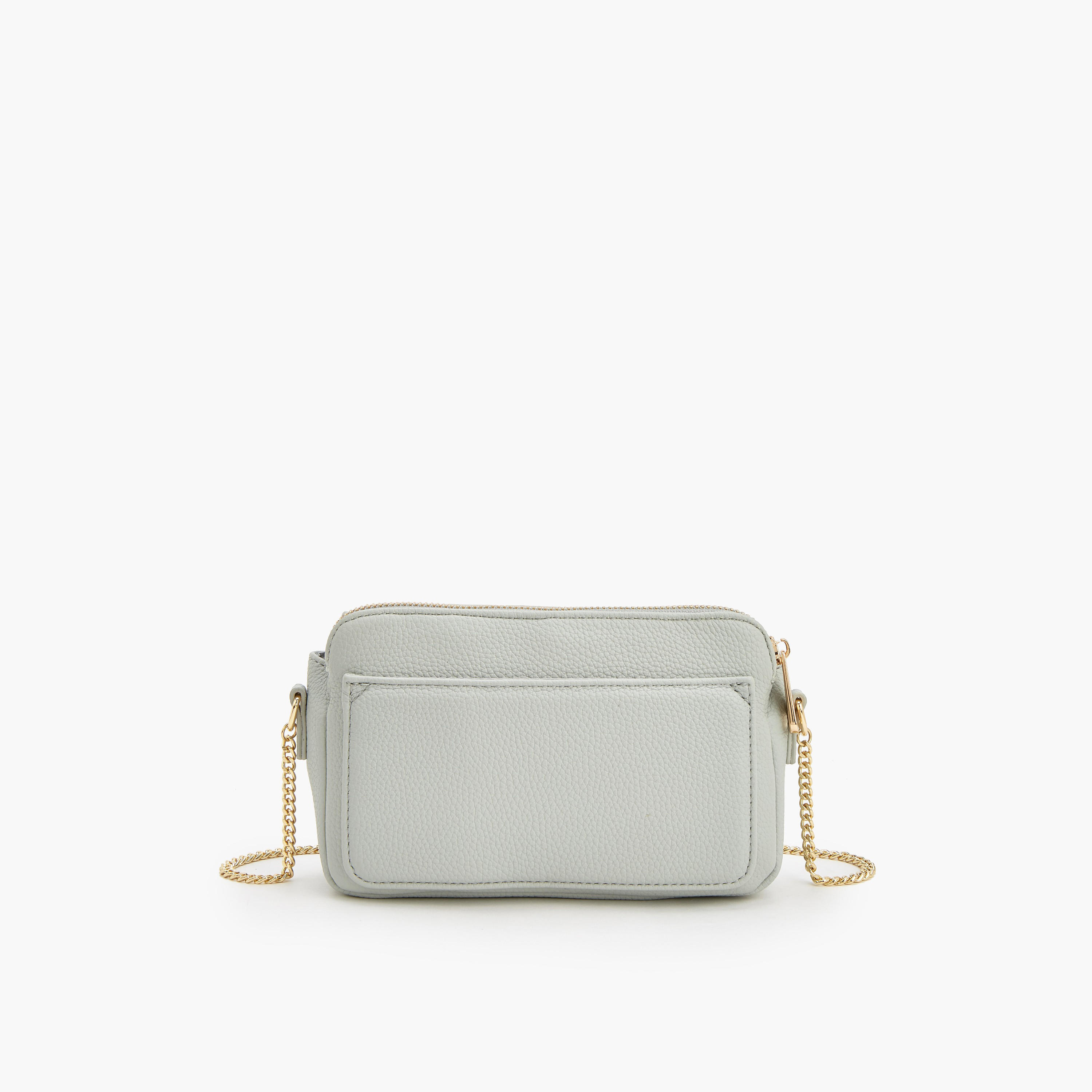 Missy Textured Crossbody Bag with Chain Strap-women-bagsandwallets-handbags-image-5