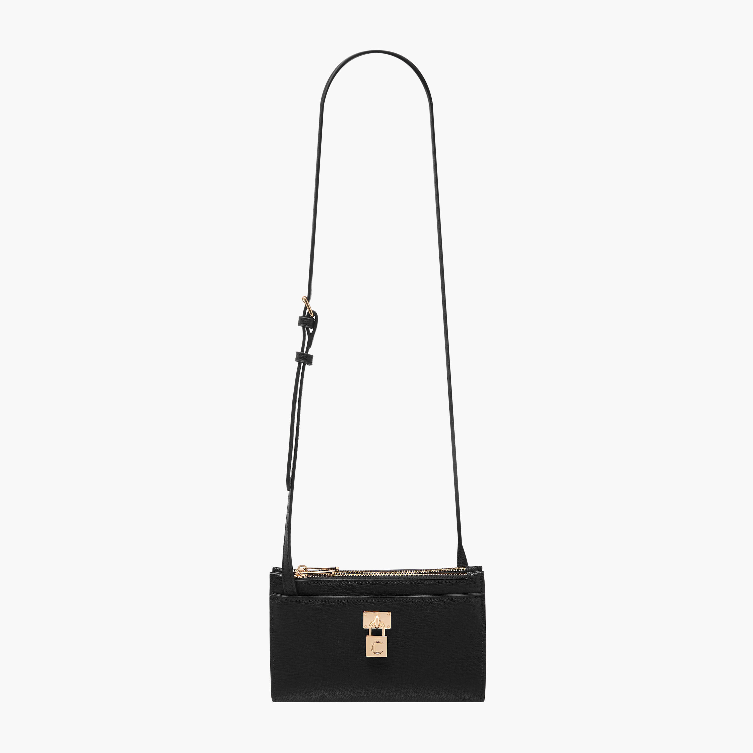 Le Confort Textured Crossbody Bag with Lock Accent-women-bagsandwallets-handbags-image-4