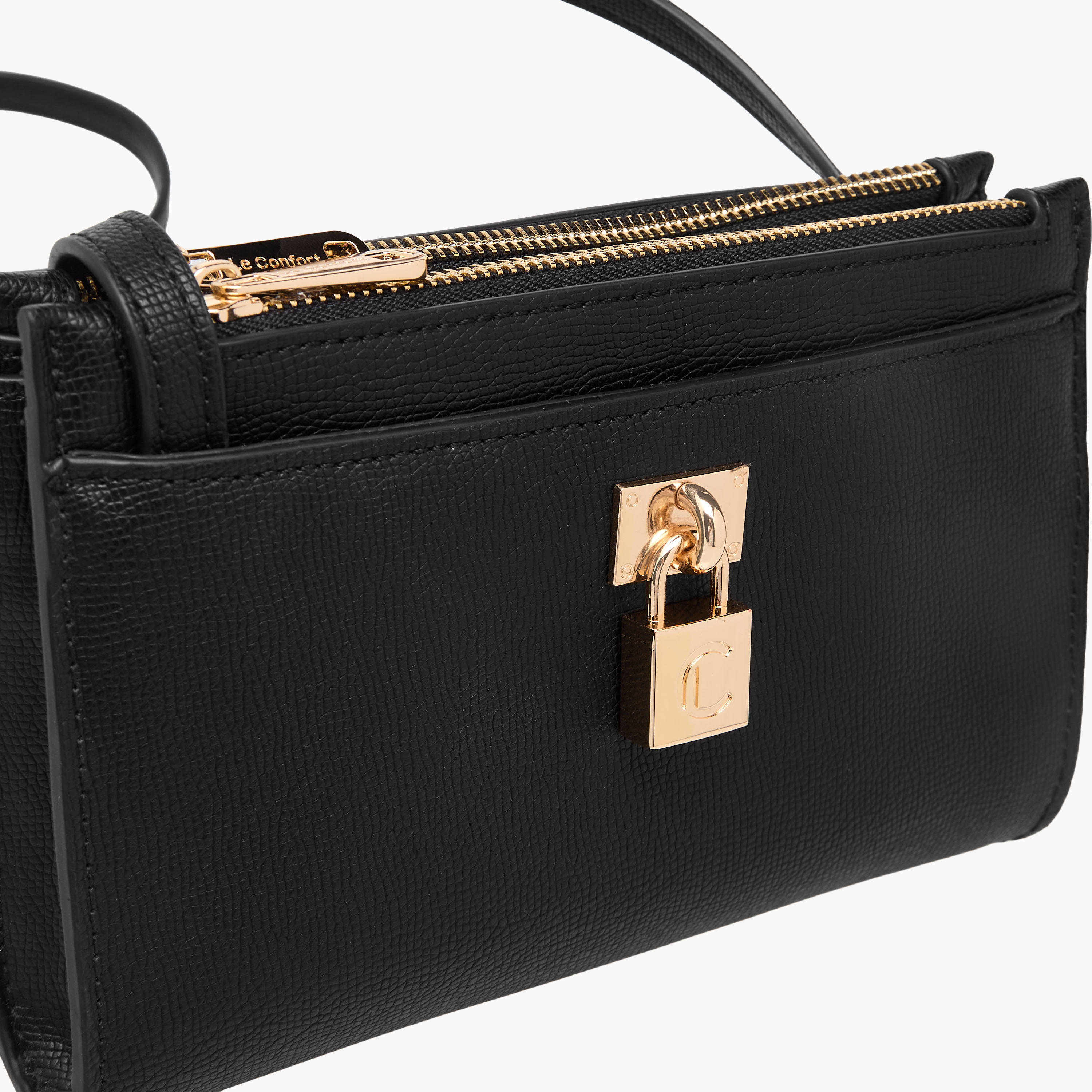 Le Confort Textured Crossbody Bag with Lock Accent-women-bagsandwallets-handbags-image-6