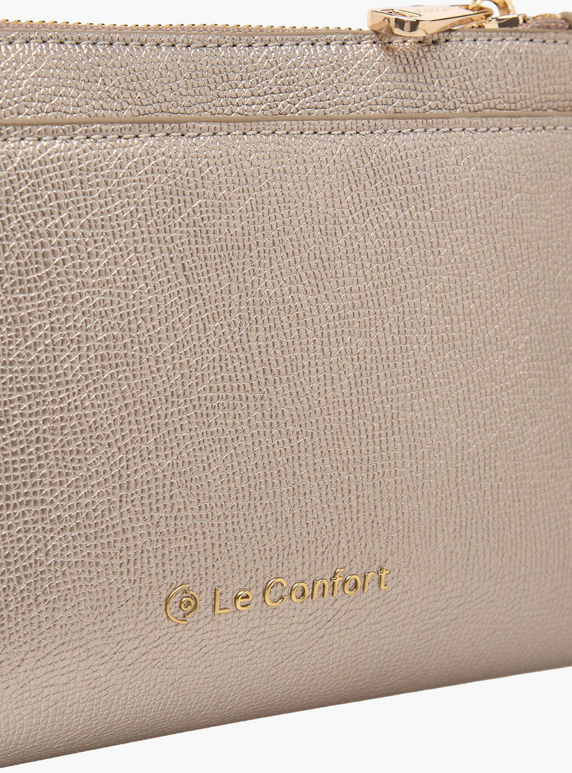 Le Confort Textured Crossbody Bag with Lock Accent-women-bagsandwallets-handbags-image-7