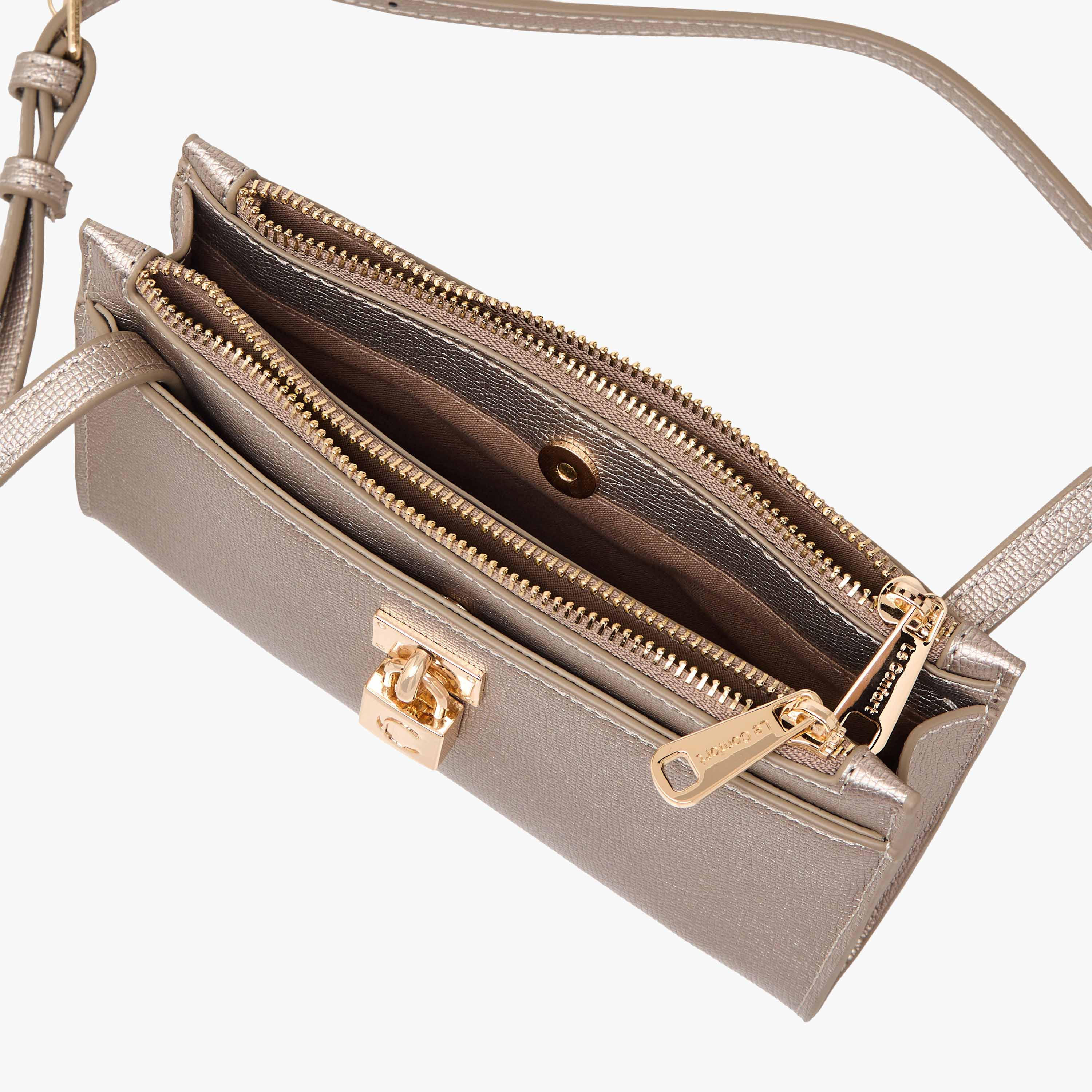 Le Confort Textured Crossbody Bag with Lock Accent-women-bagsandwallets-handbags-image-10