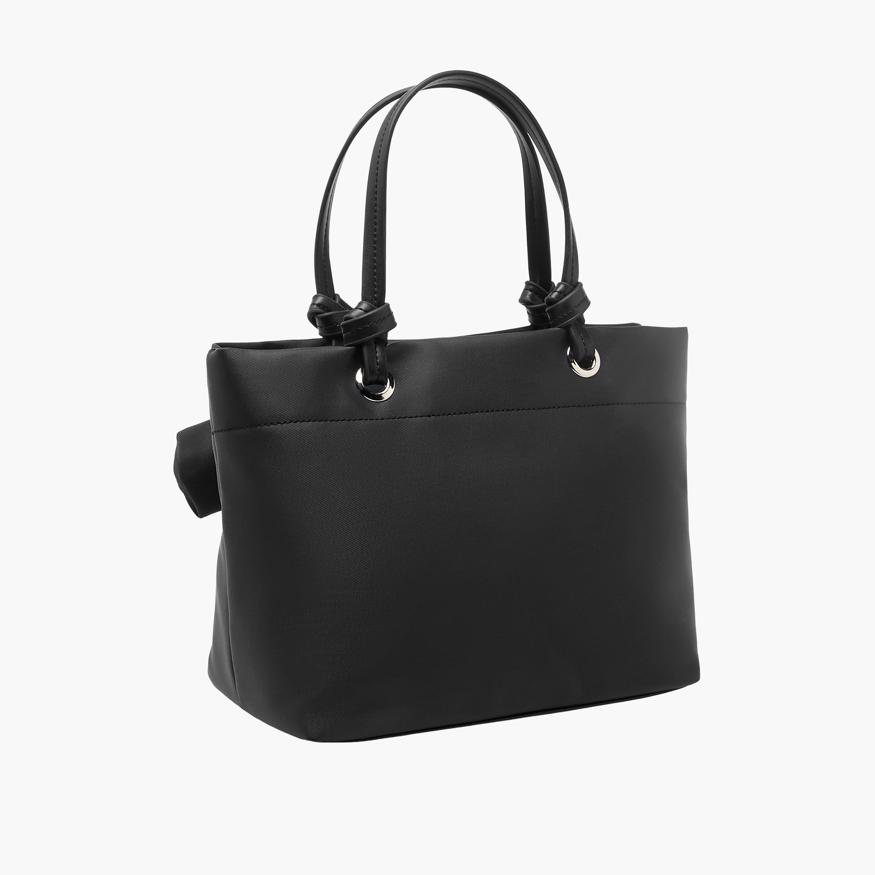 Missy Solid Tote Bag with Charm Accent-women-bagsandwallets-handbags-image-5