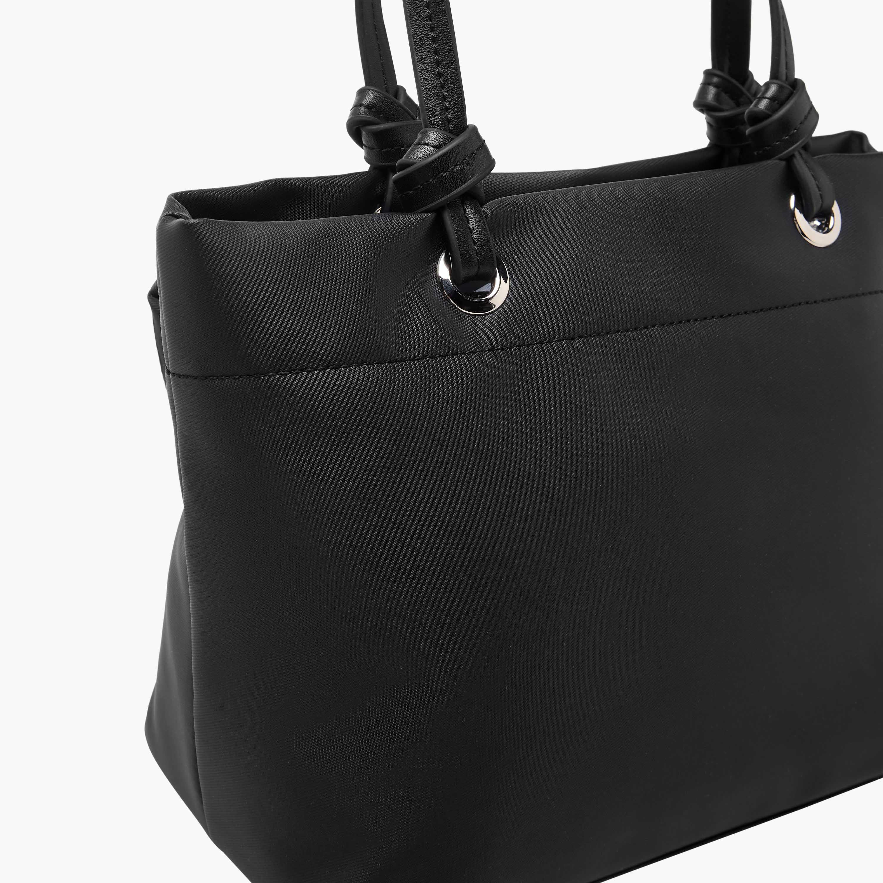 Missy Solid Tote Bag with Charm Accent-women-bagsandwallets-handbags-image-7