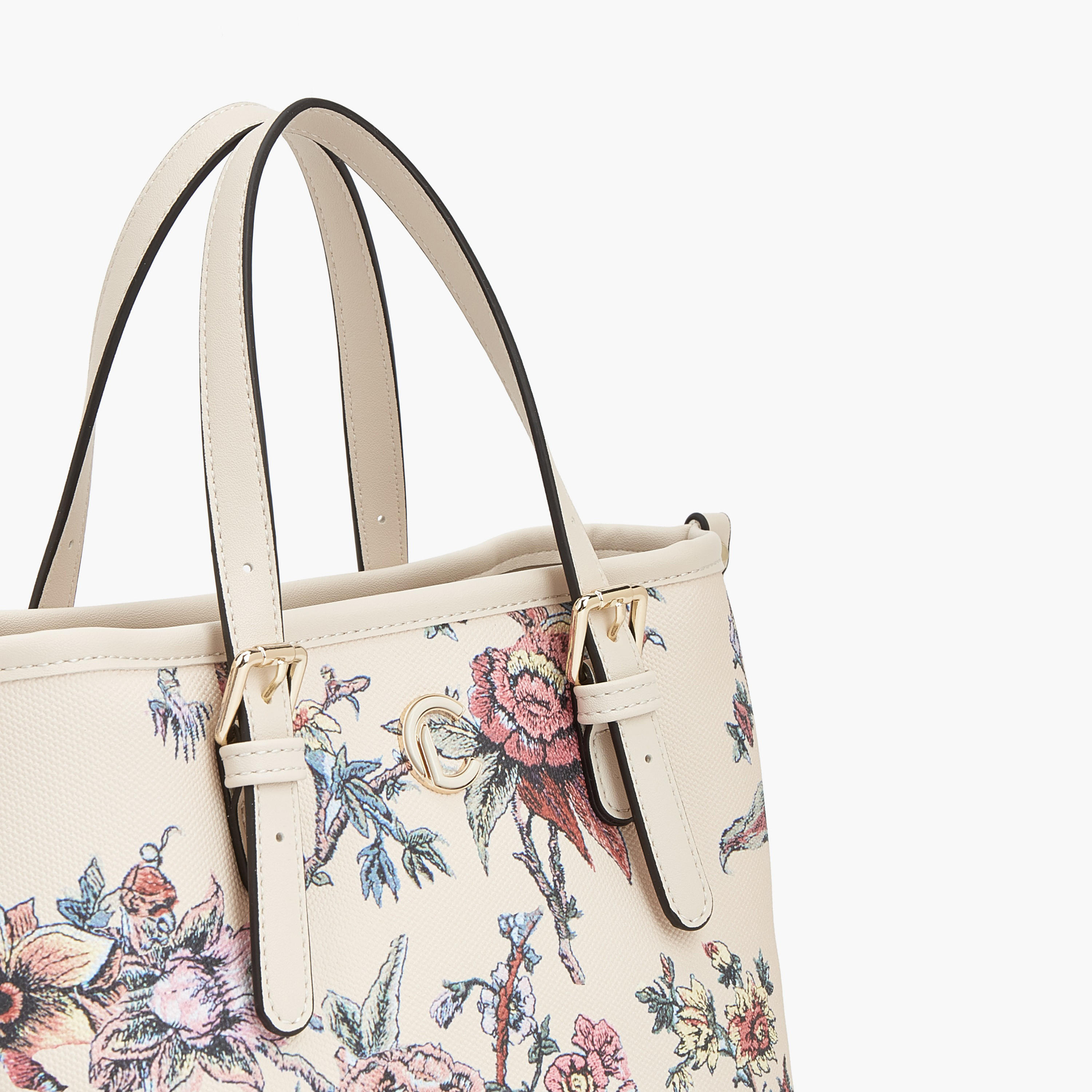 Le Confort Floral Print Tote Bag with Double Handles-women-bagsandwallets-handbags-image-4