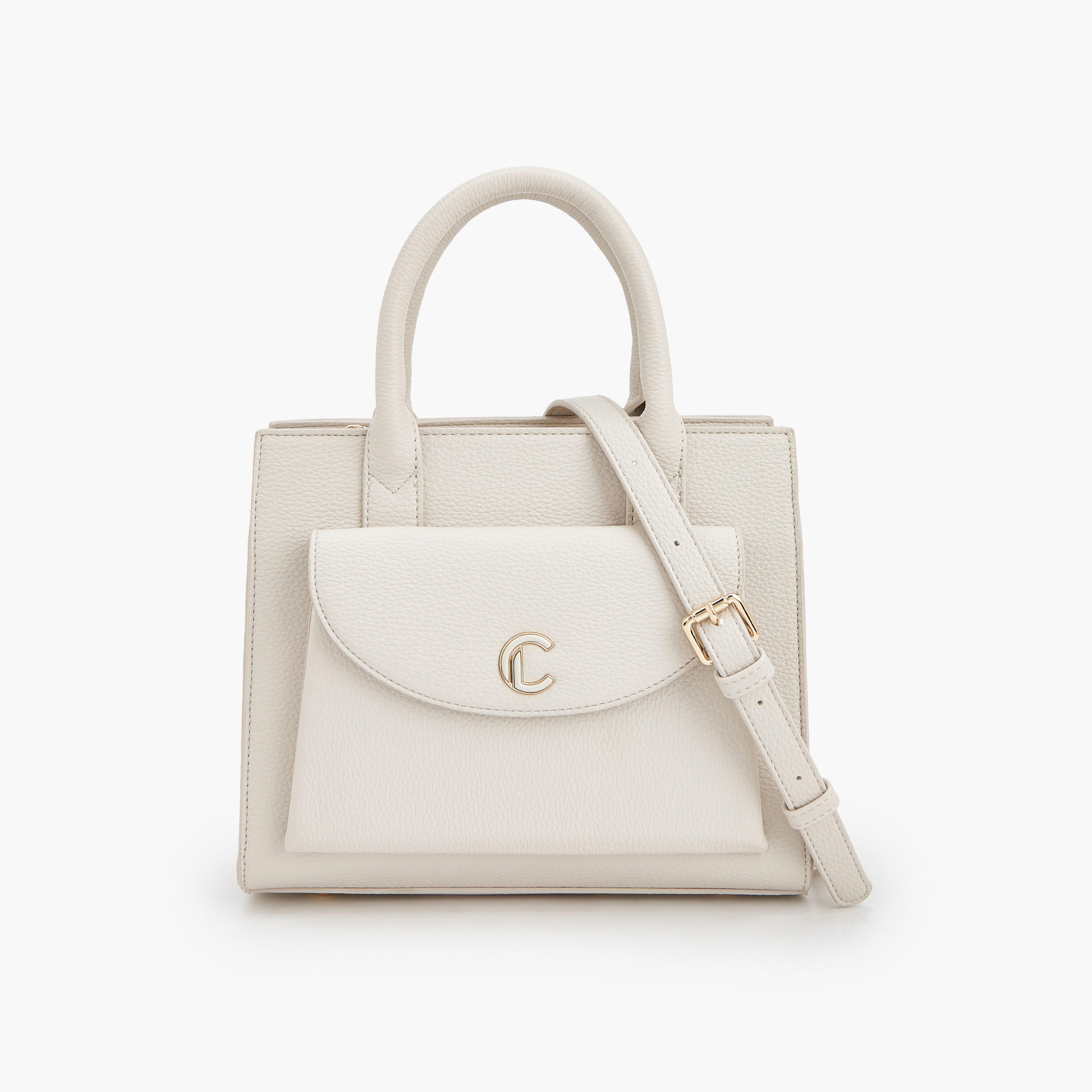 شنطة توتي بارزة الملمس بمقابض مزدوجة من لو كونفورت-women-bagsandwallets-handbags-image-1