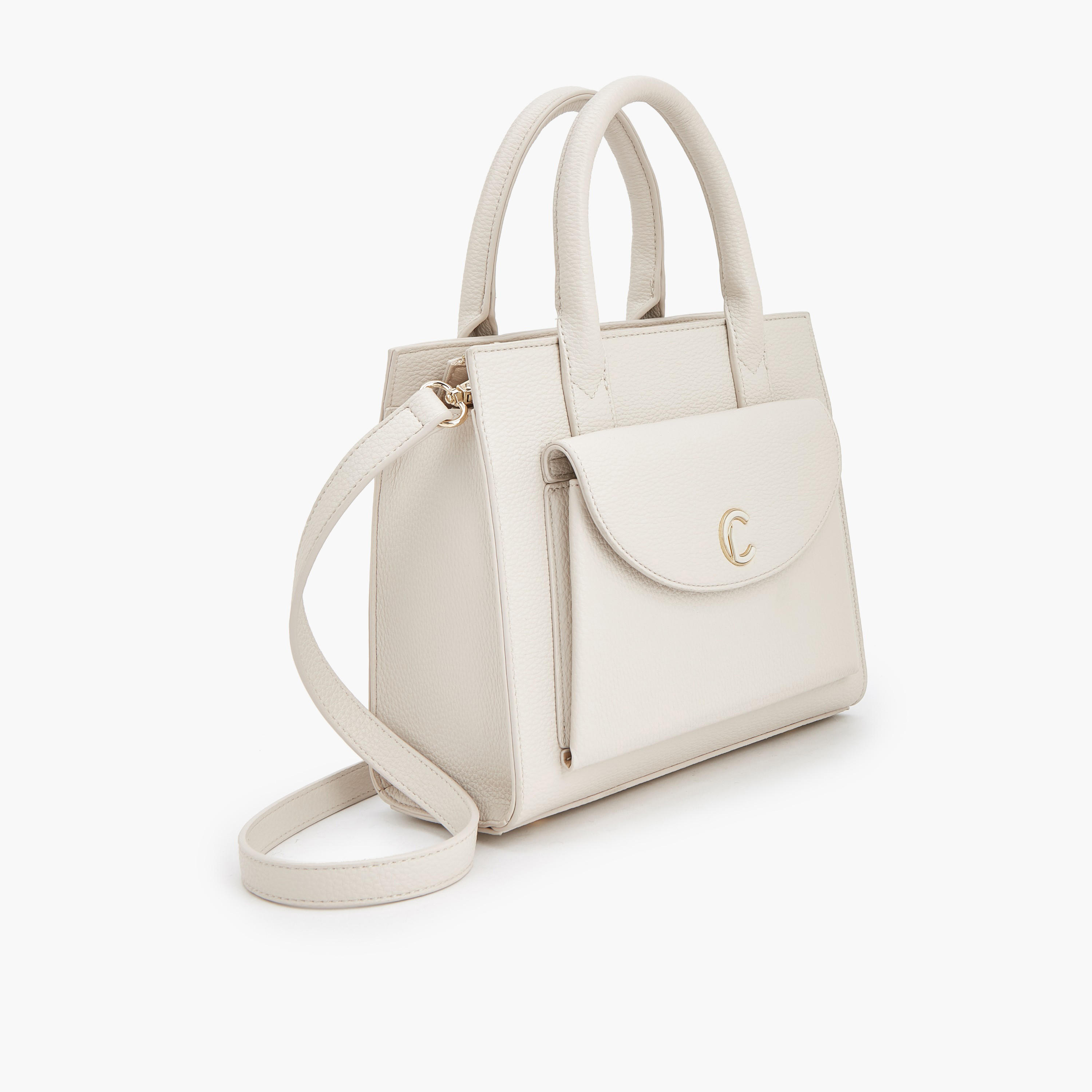 شنطة توتي بارزة الملمس بمقابض مزدوجة من لو كونفورت-women-bagsandwallets-handbags-image-3