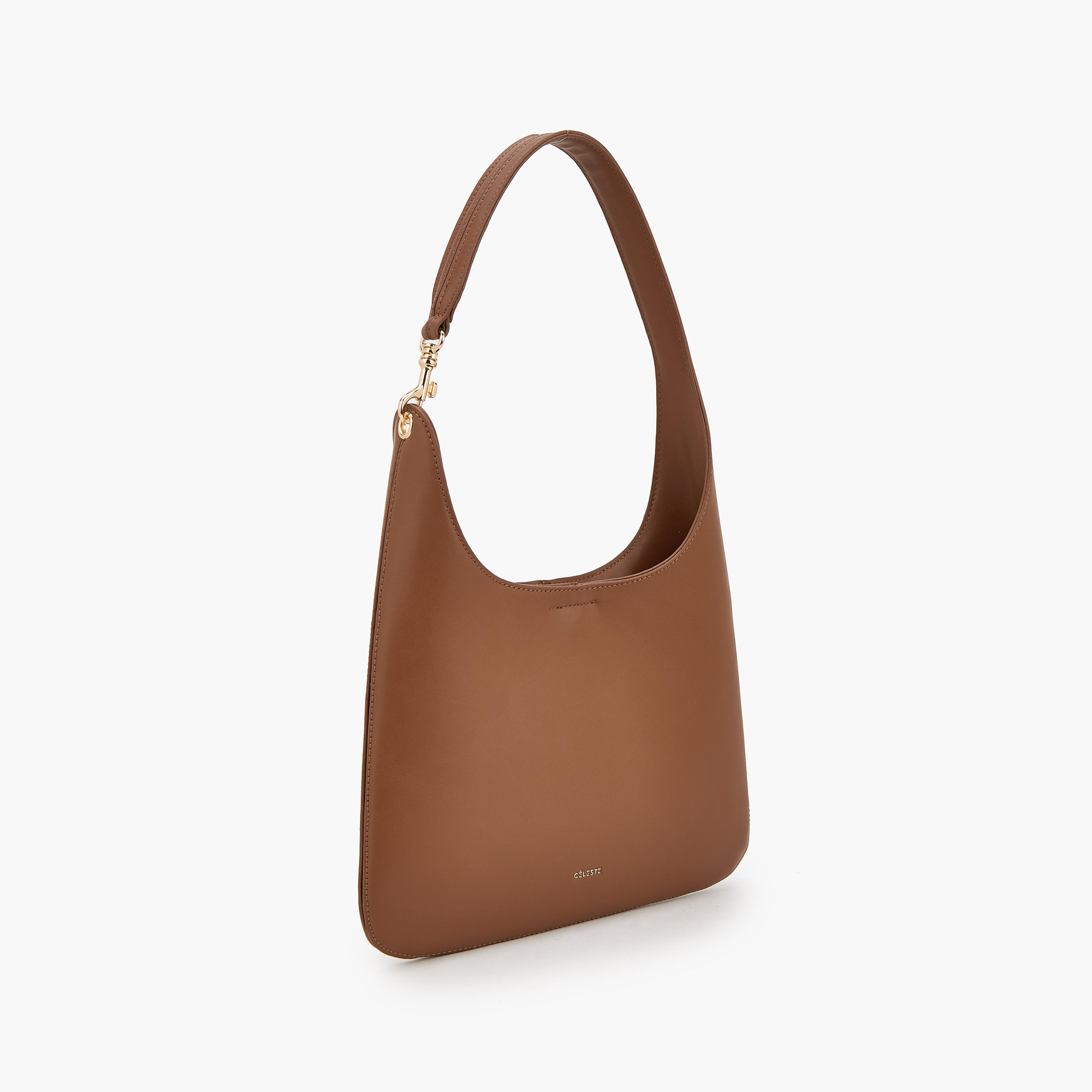 Celeste Solid Shoulder Bag with Strap Handle-women-bagsandwallets-handbags-image-2