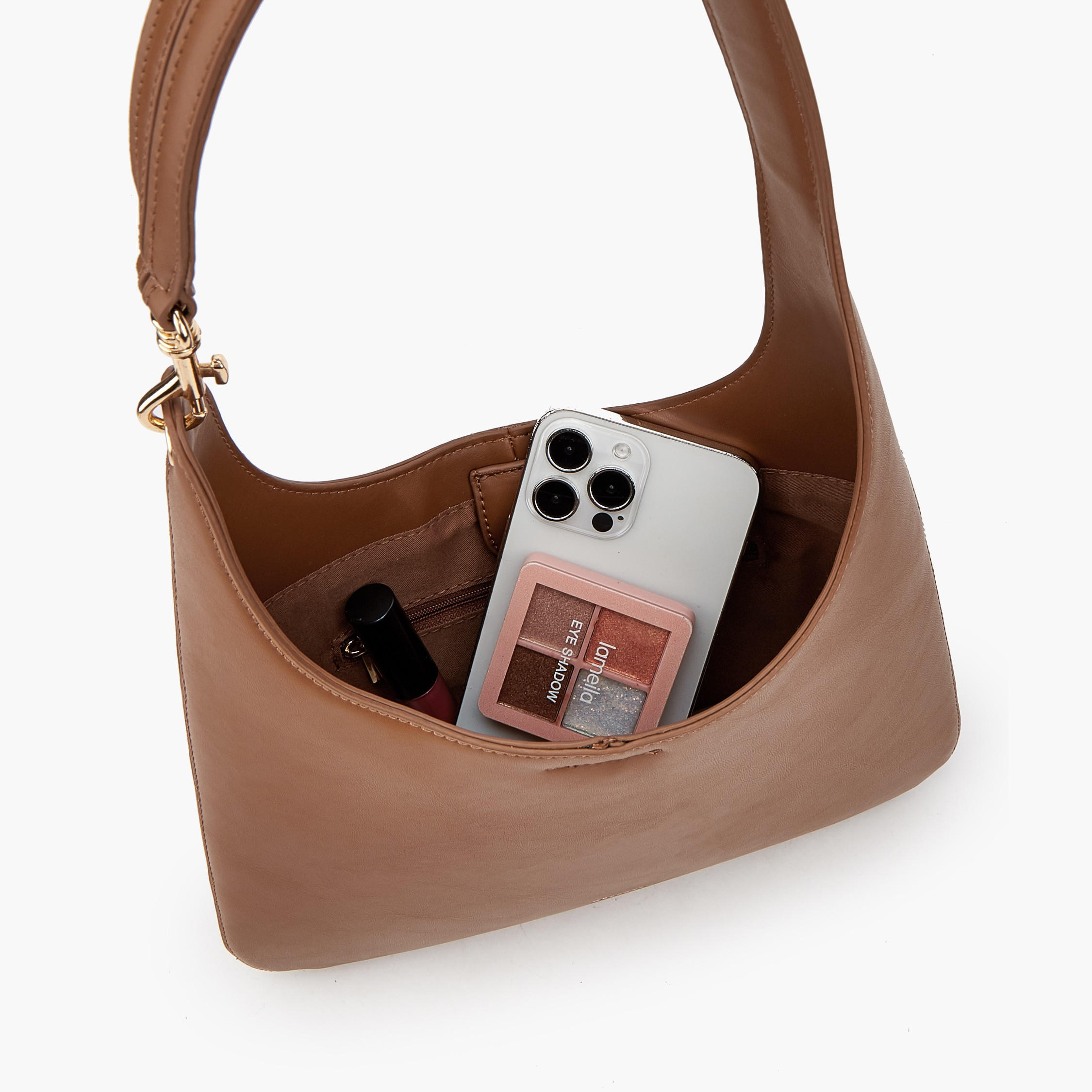 Celeste Solid Shoulder Bag with Strap Handle-women-bagsandwallets-handbags-image-7