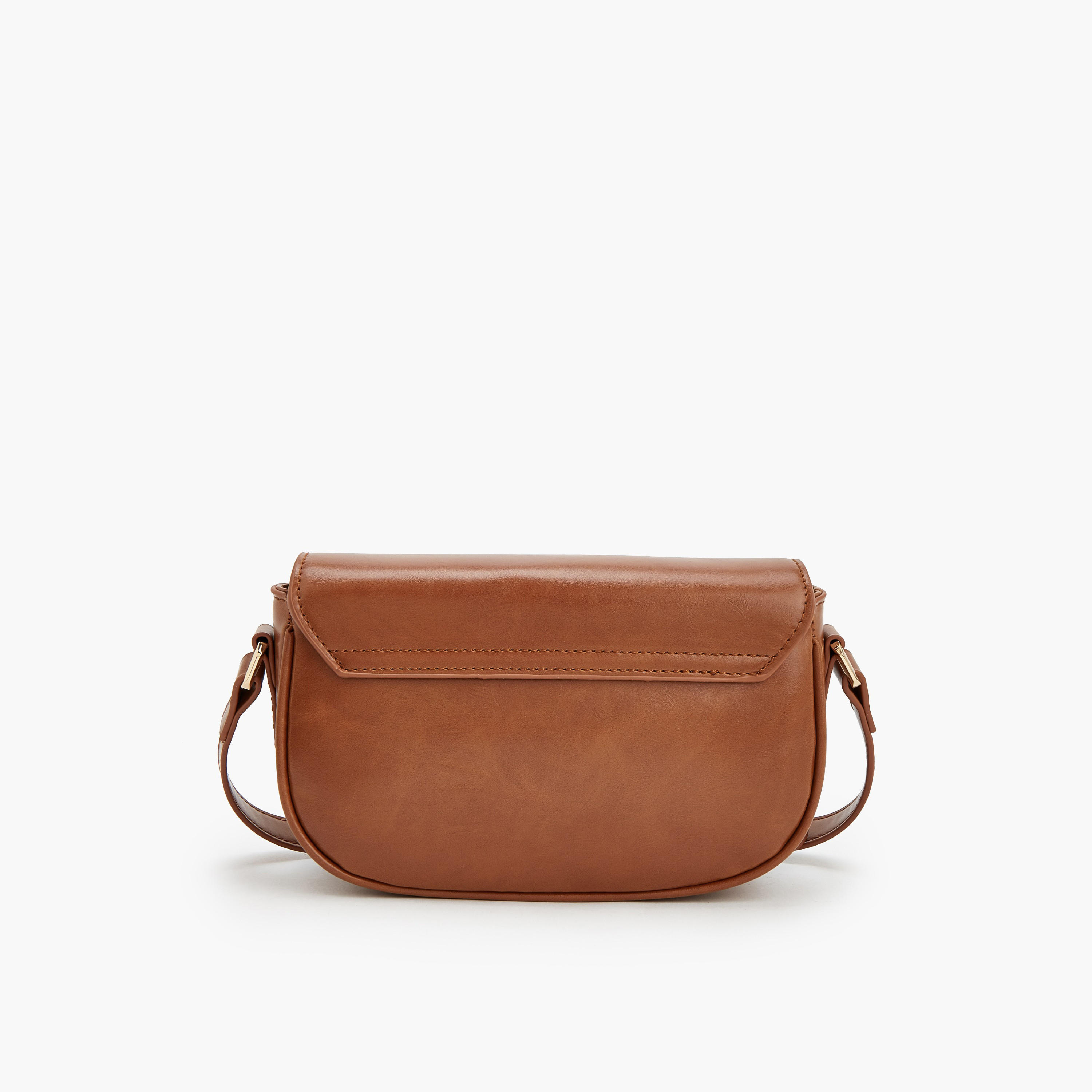 Le Confort Textured Crossbody Bag with Magnetic Button Closure-women-bagsandwallets-handbags-image-5