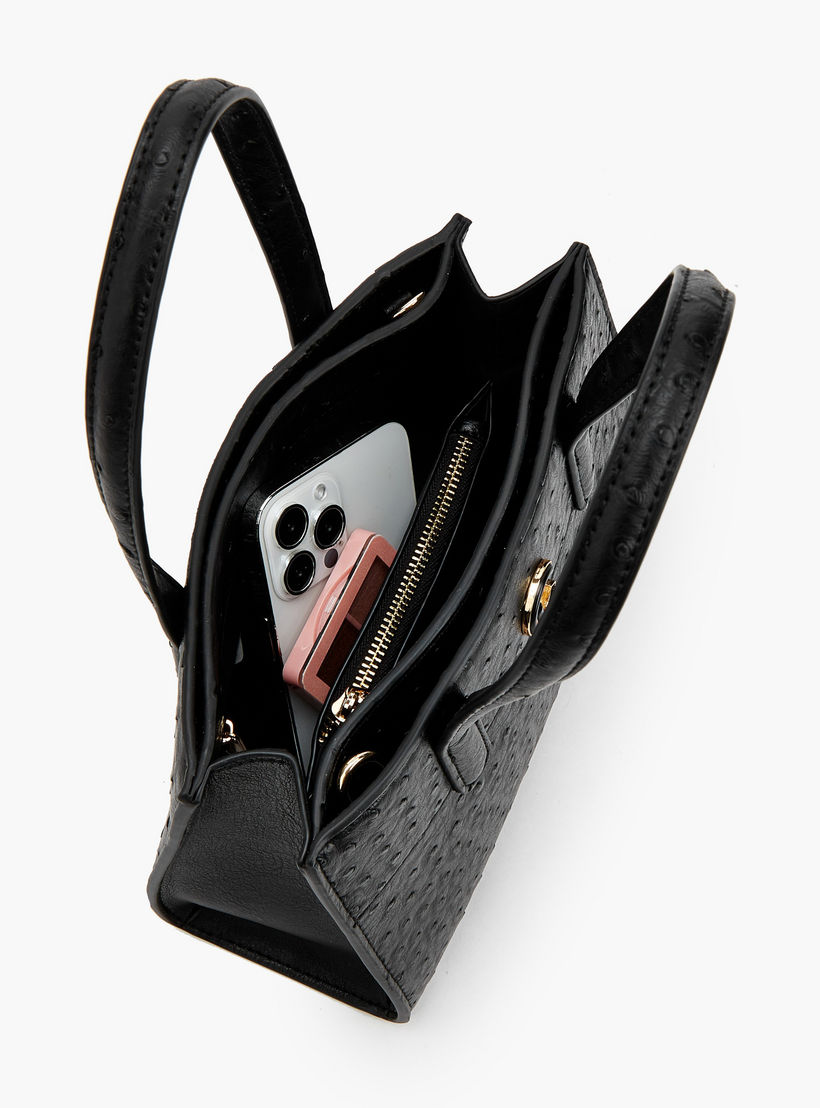 Le Confort Textured Tote Bag with Detachable Strap-women-bagsandwallets-handbags-image-7