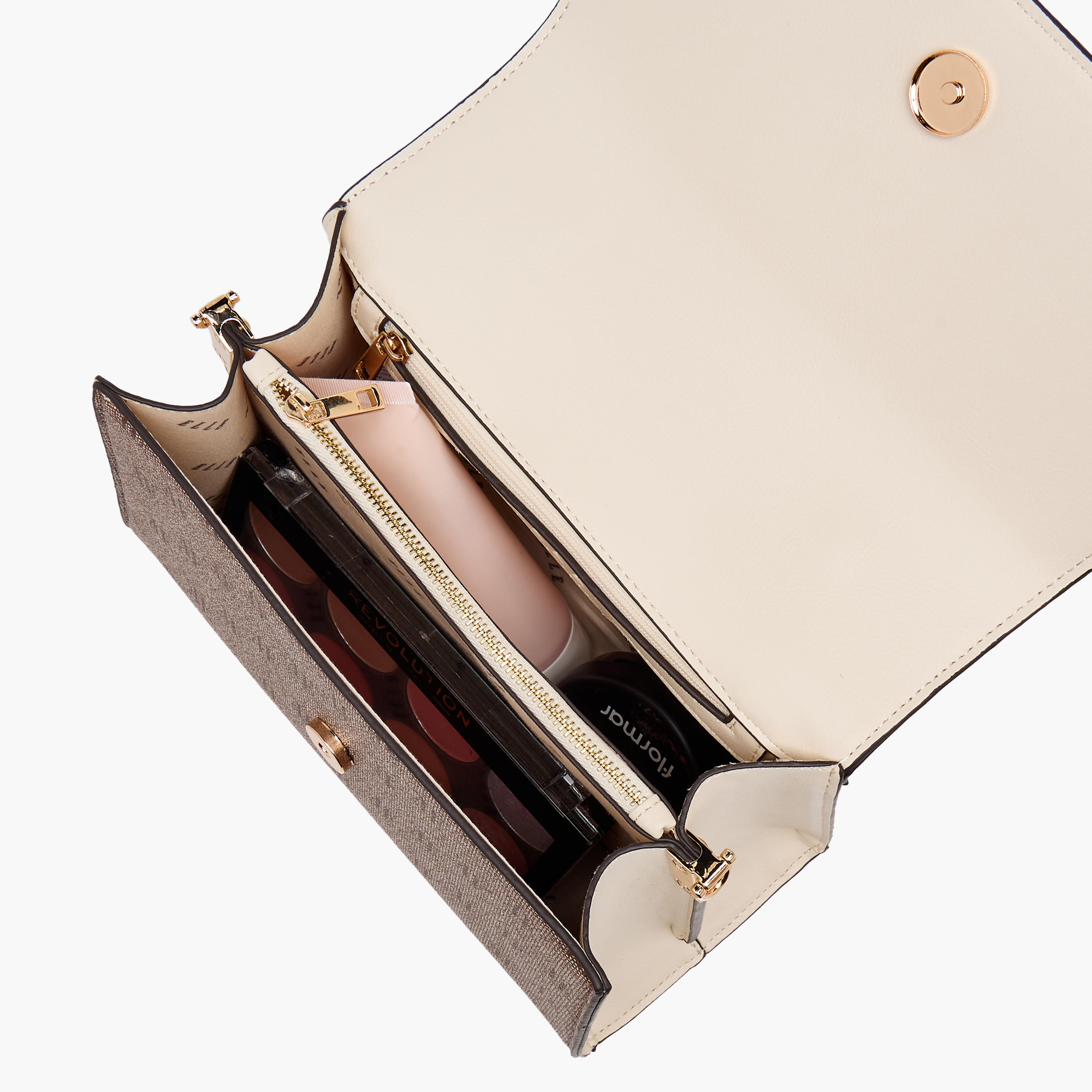 شنطة ساتشيل مونوجرام بارزة الملمس بحزام قابل للفصل من إيل-women-bagsandwallets-handbags-image-7